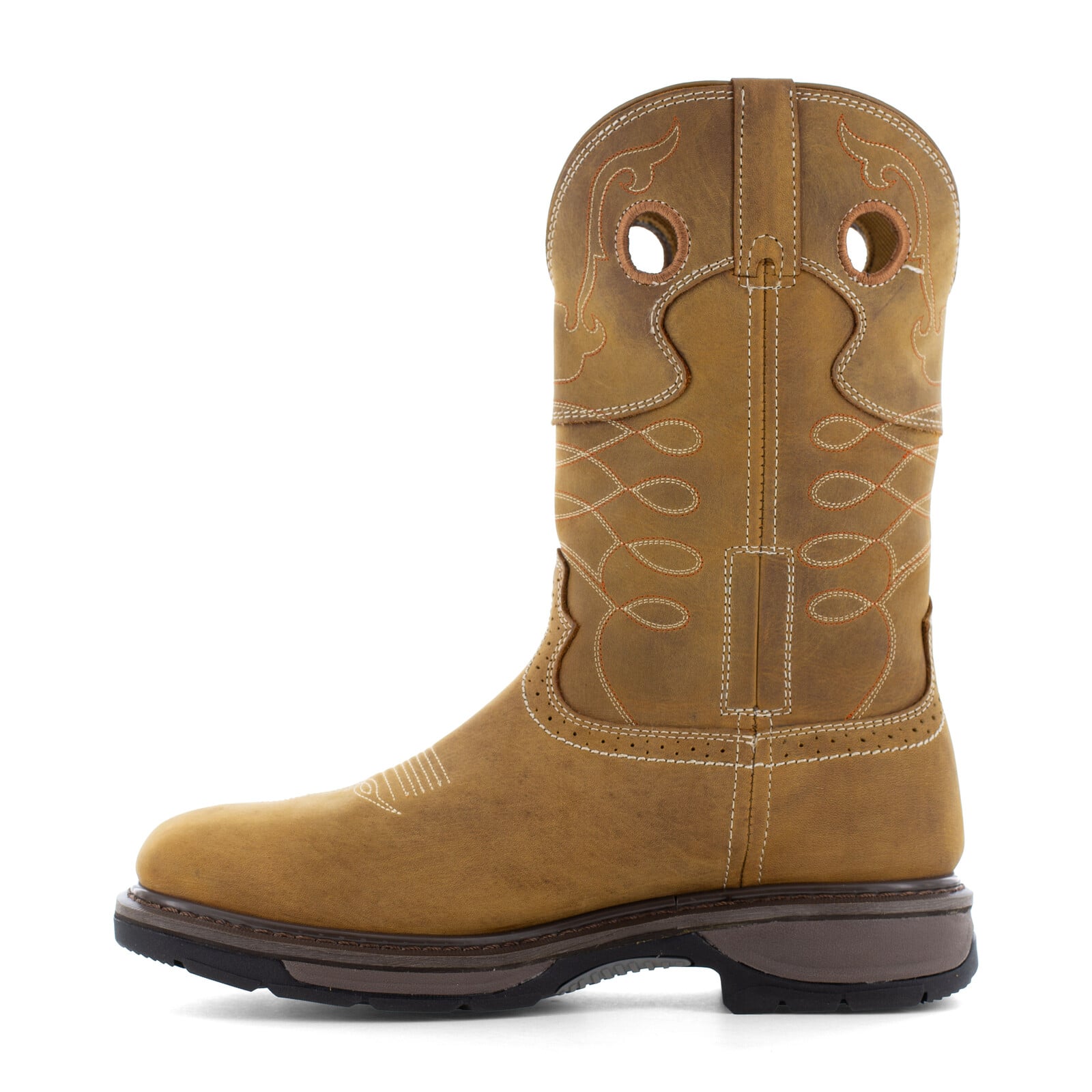Frye Supply Men's FR40103 Tan The Safety-Crafted Western Boot Steel Toe Wellington - Tan - view 04