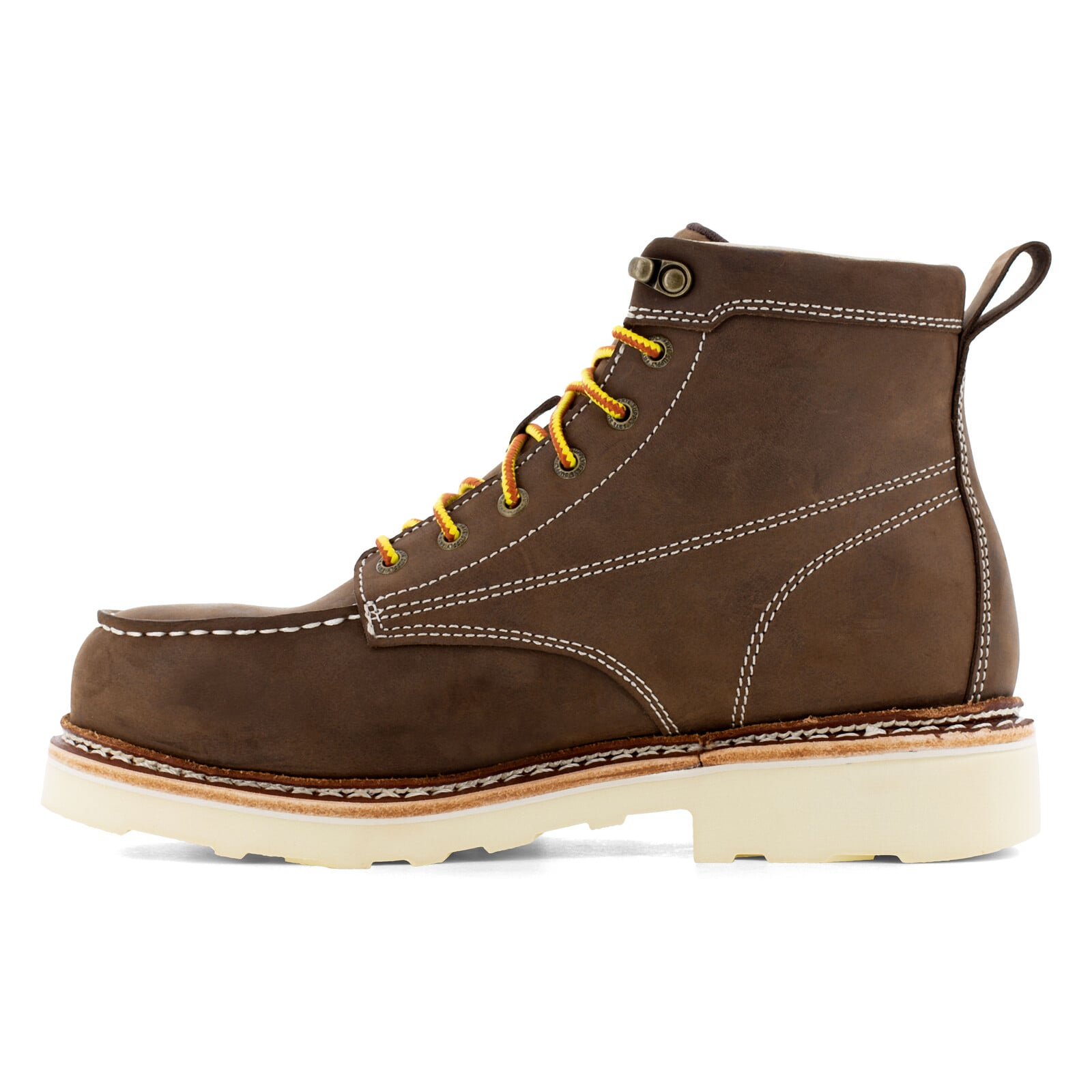 Frye Supply Men's FR40301 Dark Brown The Safety-Crafted Work Boot Steel Toe 6" Boot - Dark Brown - view 04