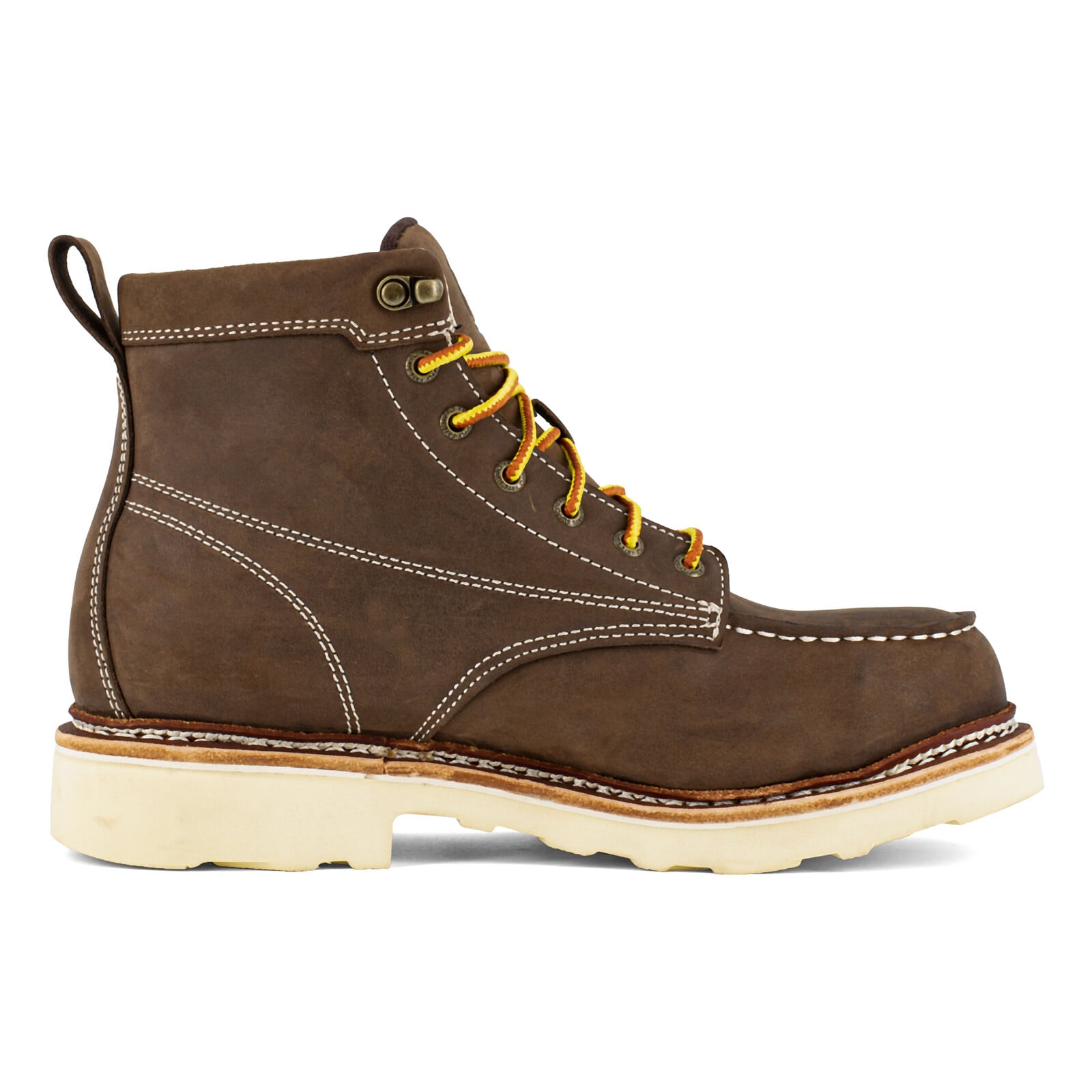 Frye Supply Men's FR40301 Dark Brown The Safety-Crafted Work Boot Steel Toe 6" Boot - Dark Brown - view 06