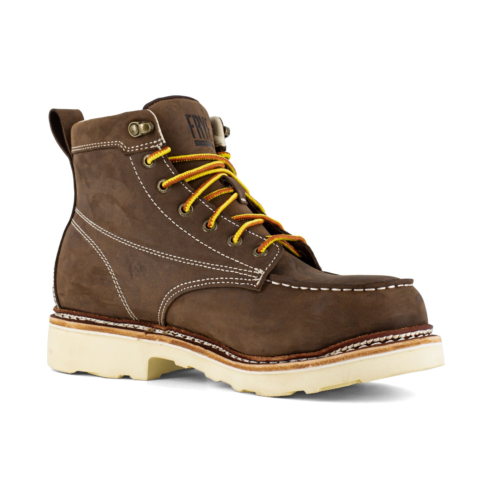 Frye Supply Men's FR40301 Dark Brown The Safety-Crafted Work Boot Steel Toe 6" Boot - Dark Brown - view 07