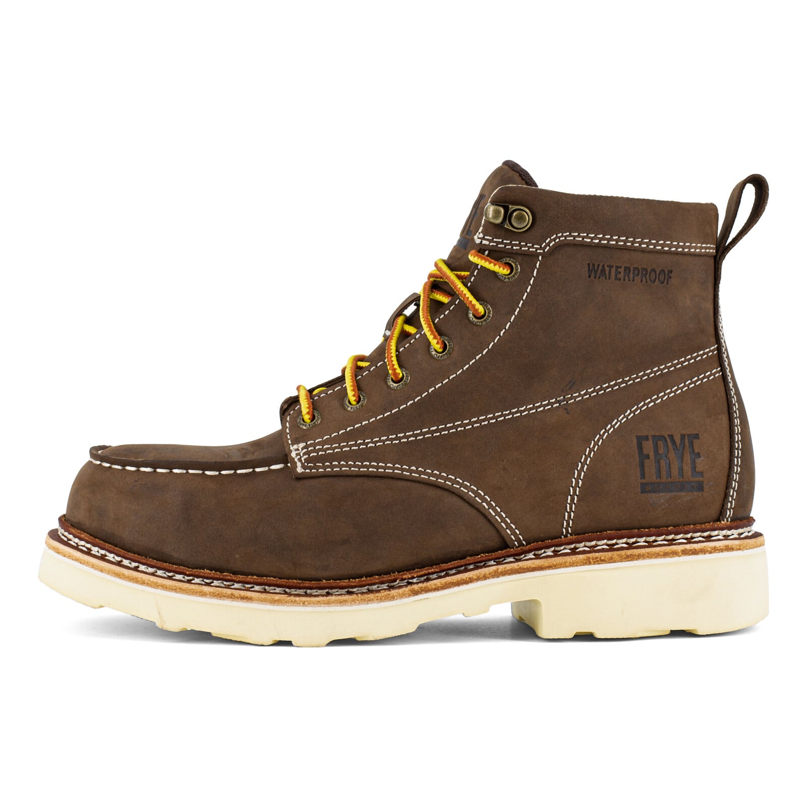Frye Supply Men's FR40301 Dark Brown The Safety-Crafted Work Boot Steel Toe 6" Boot - Dark Brown - view 09