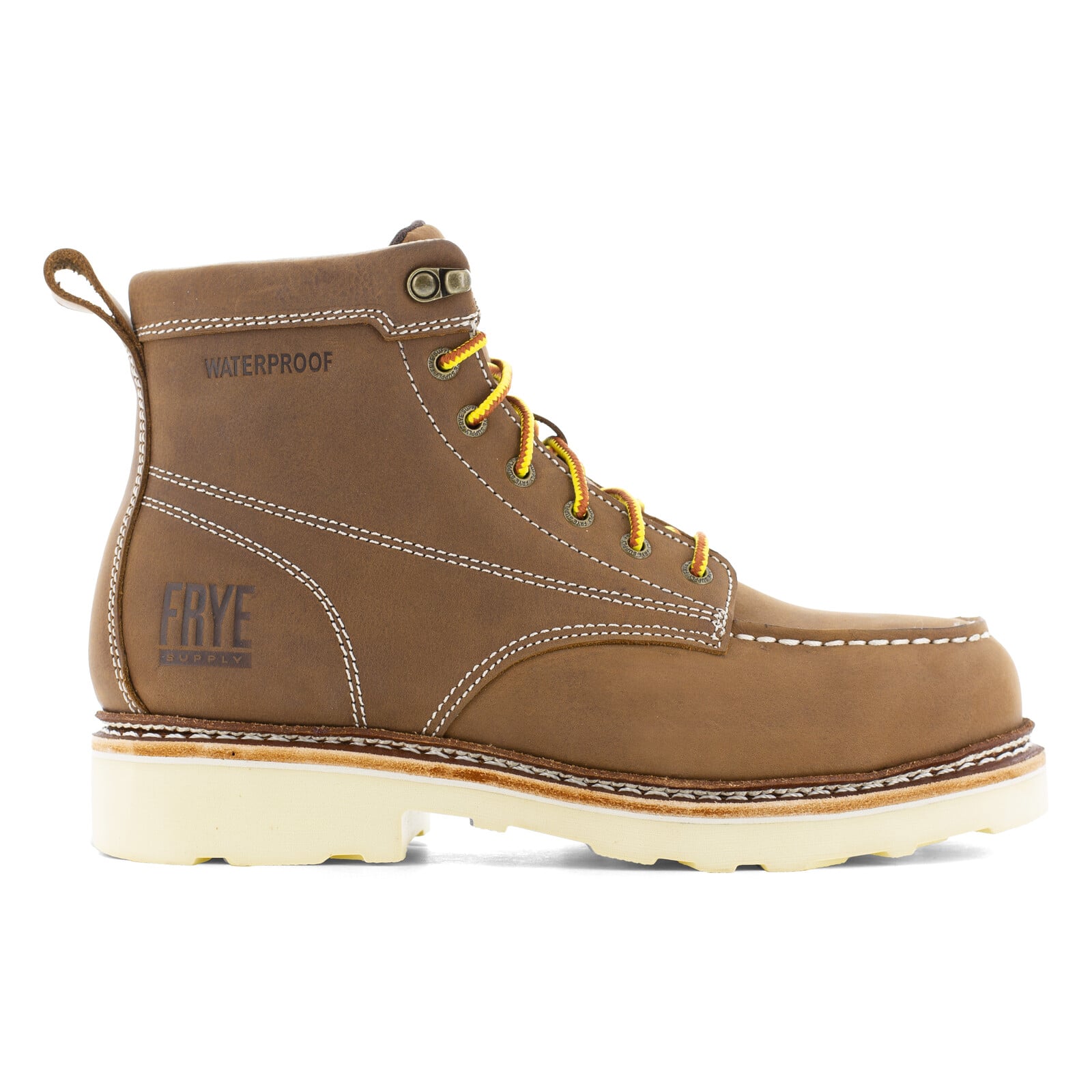 Frye Supply Men's FR40302 Brown The Safety-Crafted Work Boot Steel Toe 6" Boot - Brown - view 01