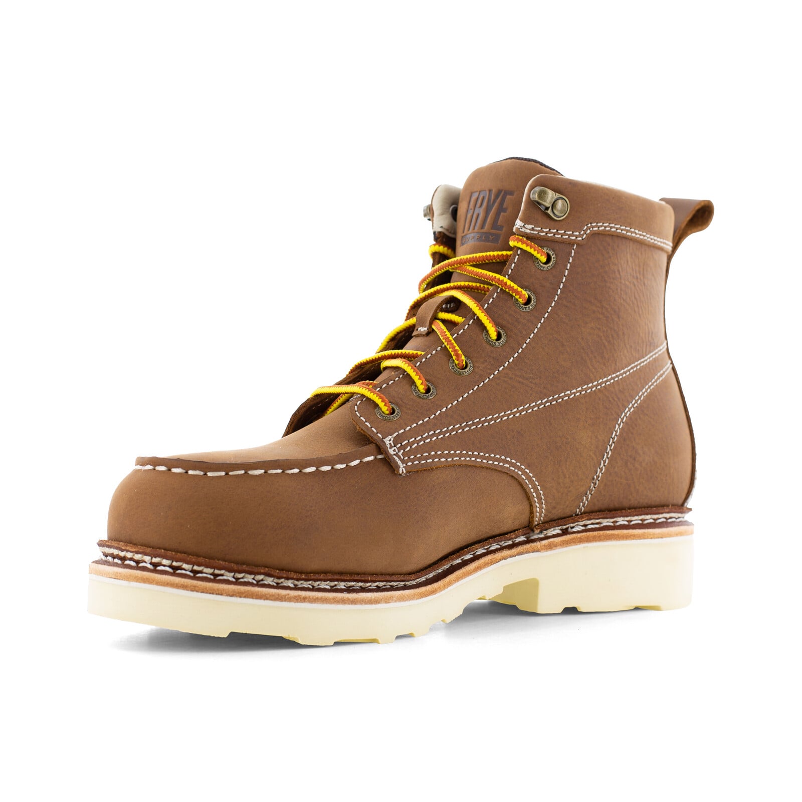 Frye Supply Men's FR40302 Brown The Safety-Crafted Work Boot Steel Toe 6" Boot - Brown - view 03