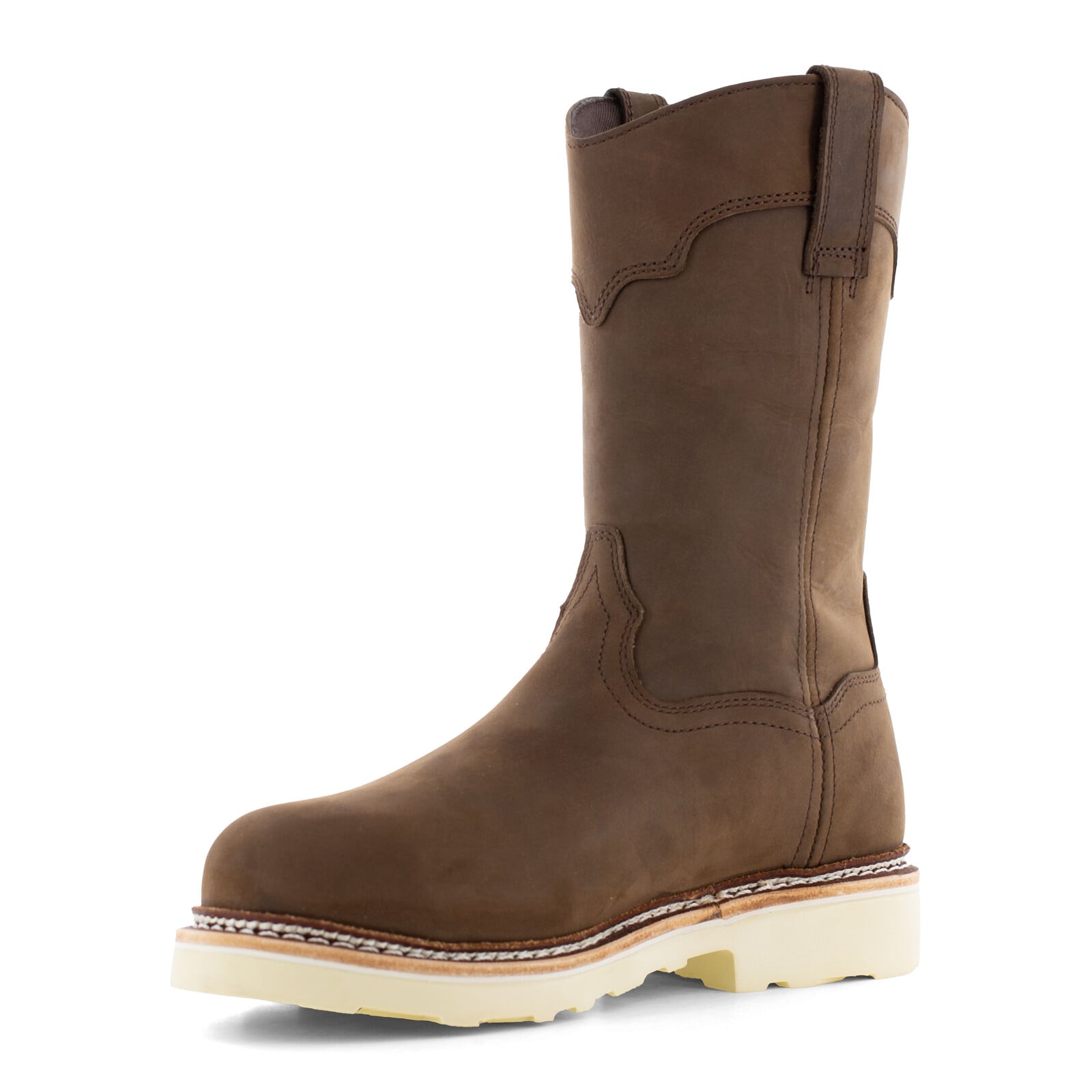 Frye Supply Men's FR40303 Dark Brown The Safety-Crafted Wellington Boot Steel Toe Wellington - Dark Brown - view 03