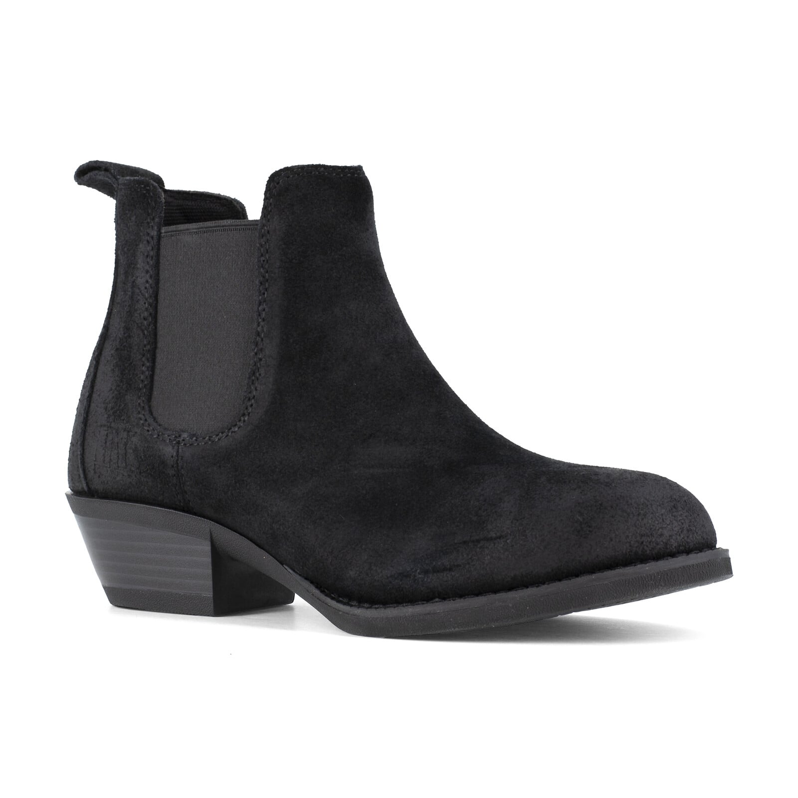 Frye Supply Women's FR40501F Black The Safety-Crafted Chelsea Boot Steel Toe Mid-Cut - Black - view 02