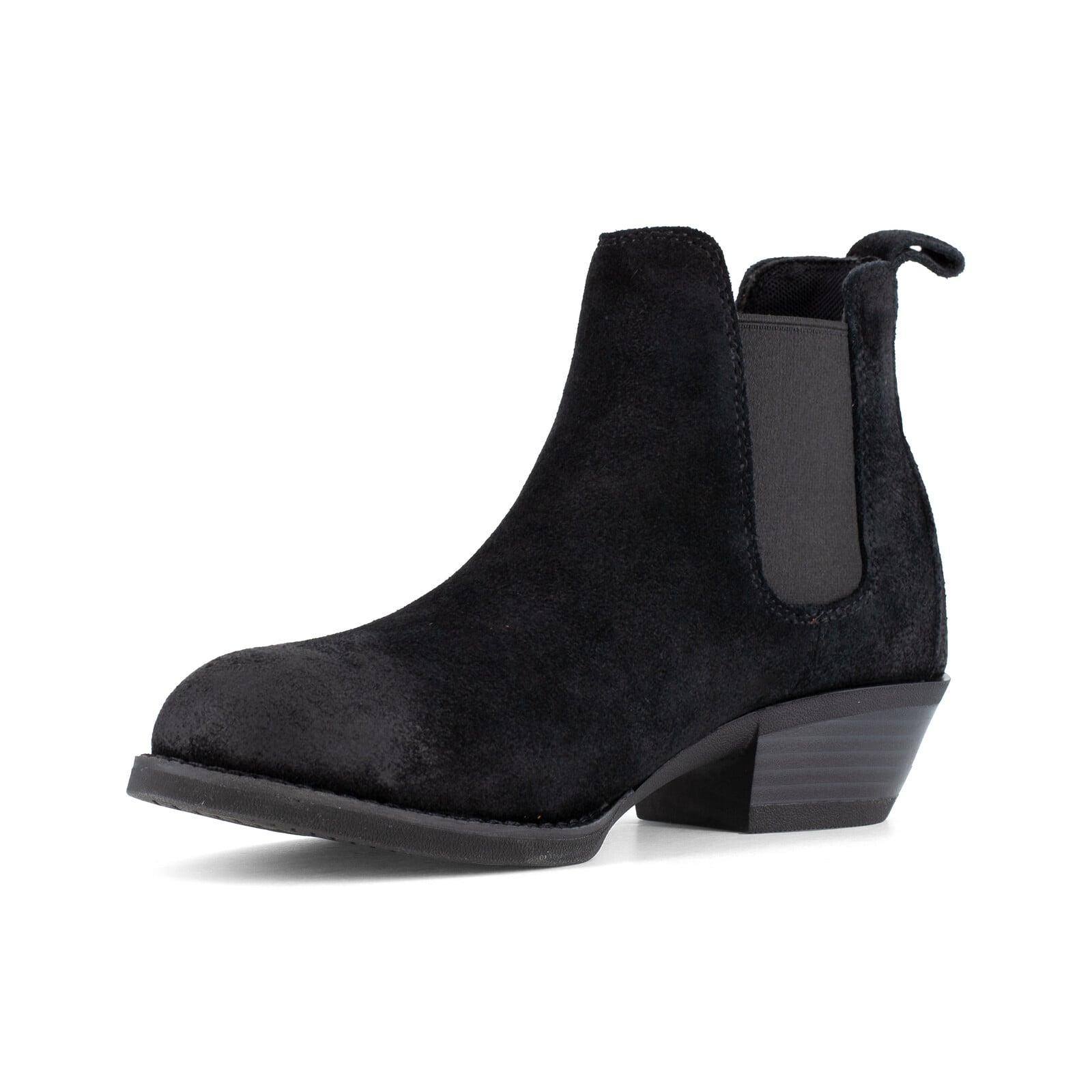 Frye Supply Women's FR40501F Black The Safety-Crafted Chelsea Boot Steel Toe Mid-Cut - Black - view 03