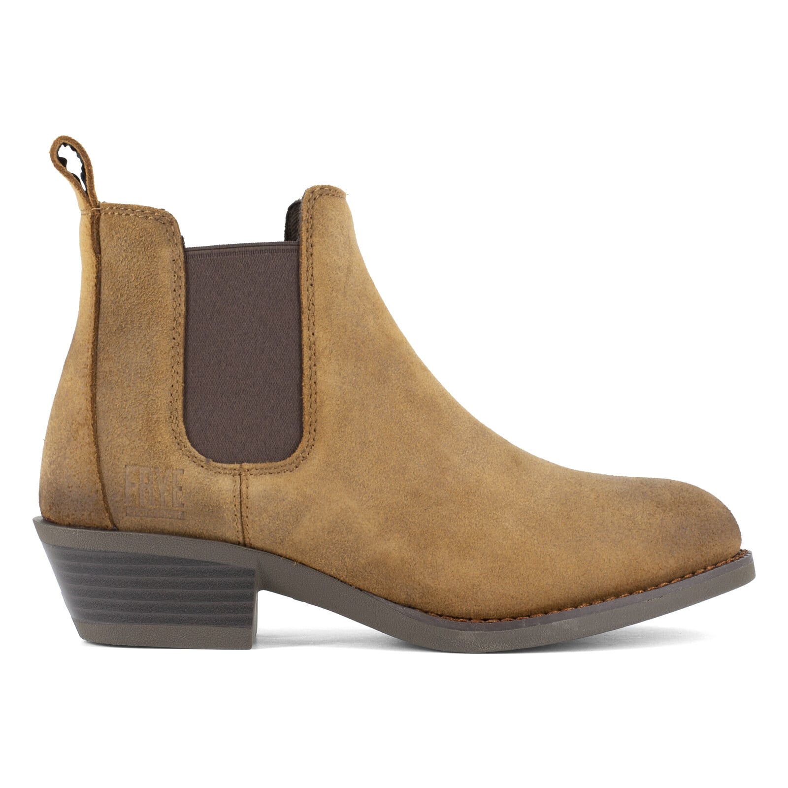 Frye Supply Women's FR40502F Dark Brown The Safety-Crafted Chelsea Boot Steel Toe Mid-Cut - Dark Brown - view 01