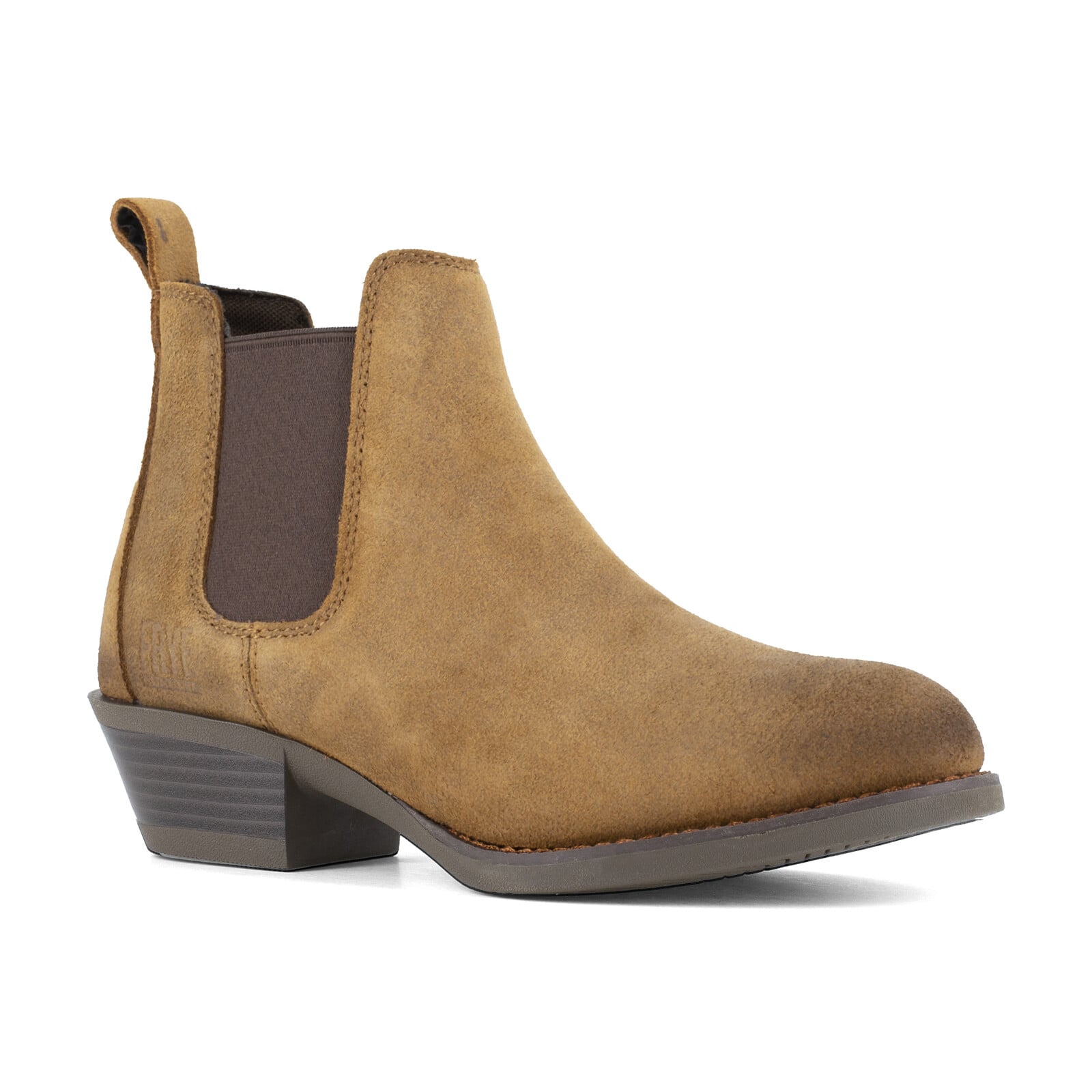 Frye Supply Women's FR40502F Dark Brown The Safety-Crafted Chelsea Boot Steel Toe Mid-Cut - Dark Brown - view 02