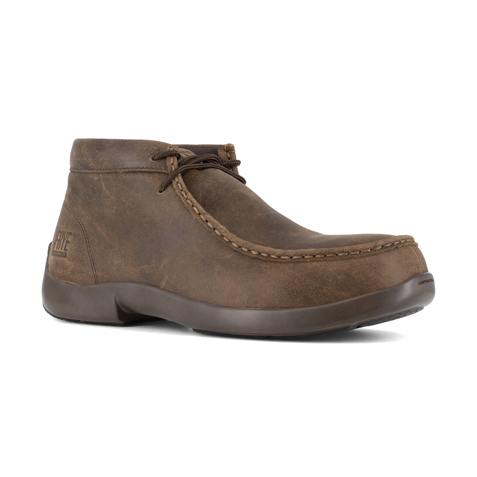 Frye Supply Women's FR40702F Brown The Safety-Crafted Utility Moc Composite Toe Chukka - Brown - view 02