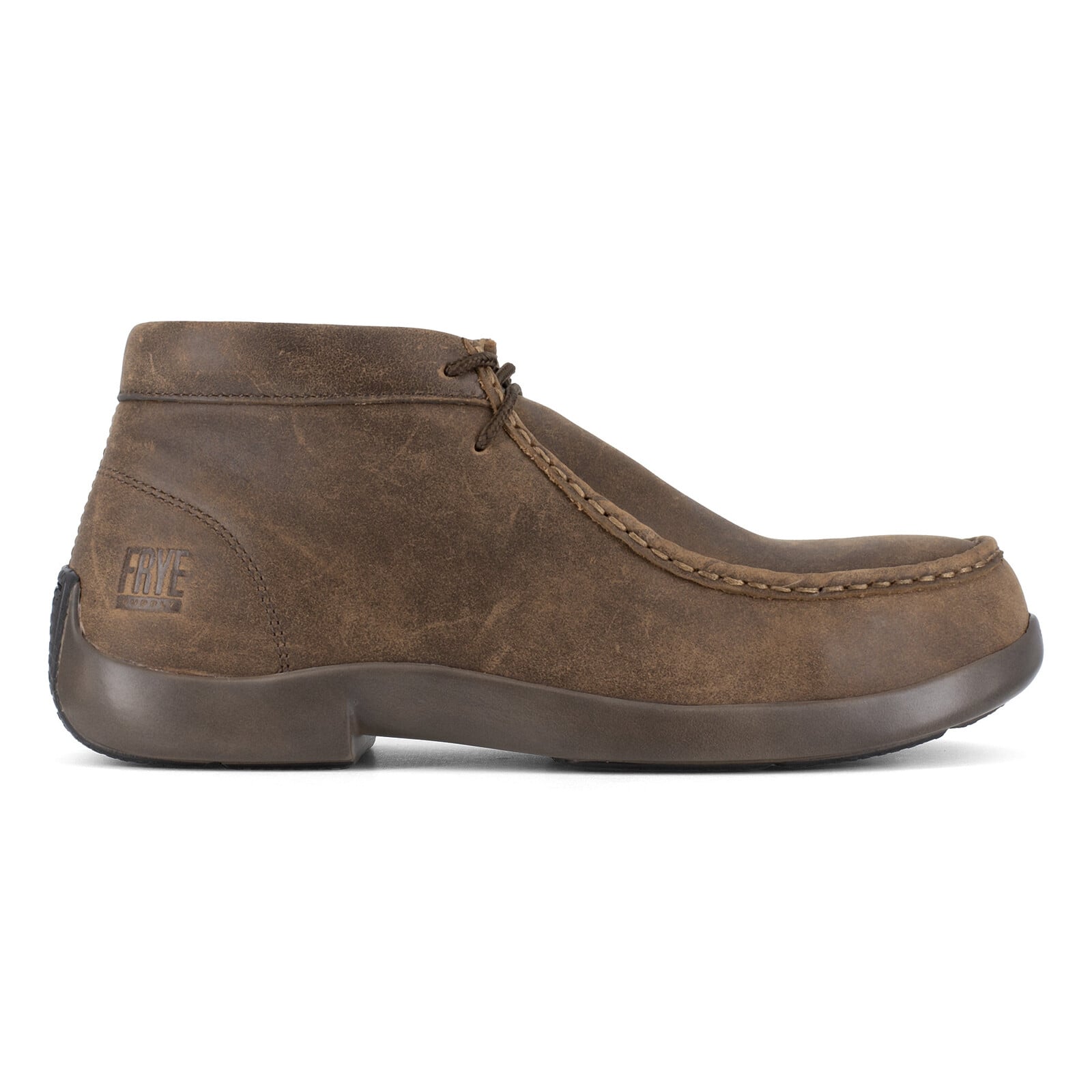 Frye Supply Men's FR40702 Brown The Safety-Crafted Utility Moc Composite Toe Chukka - Brown - view 01