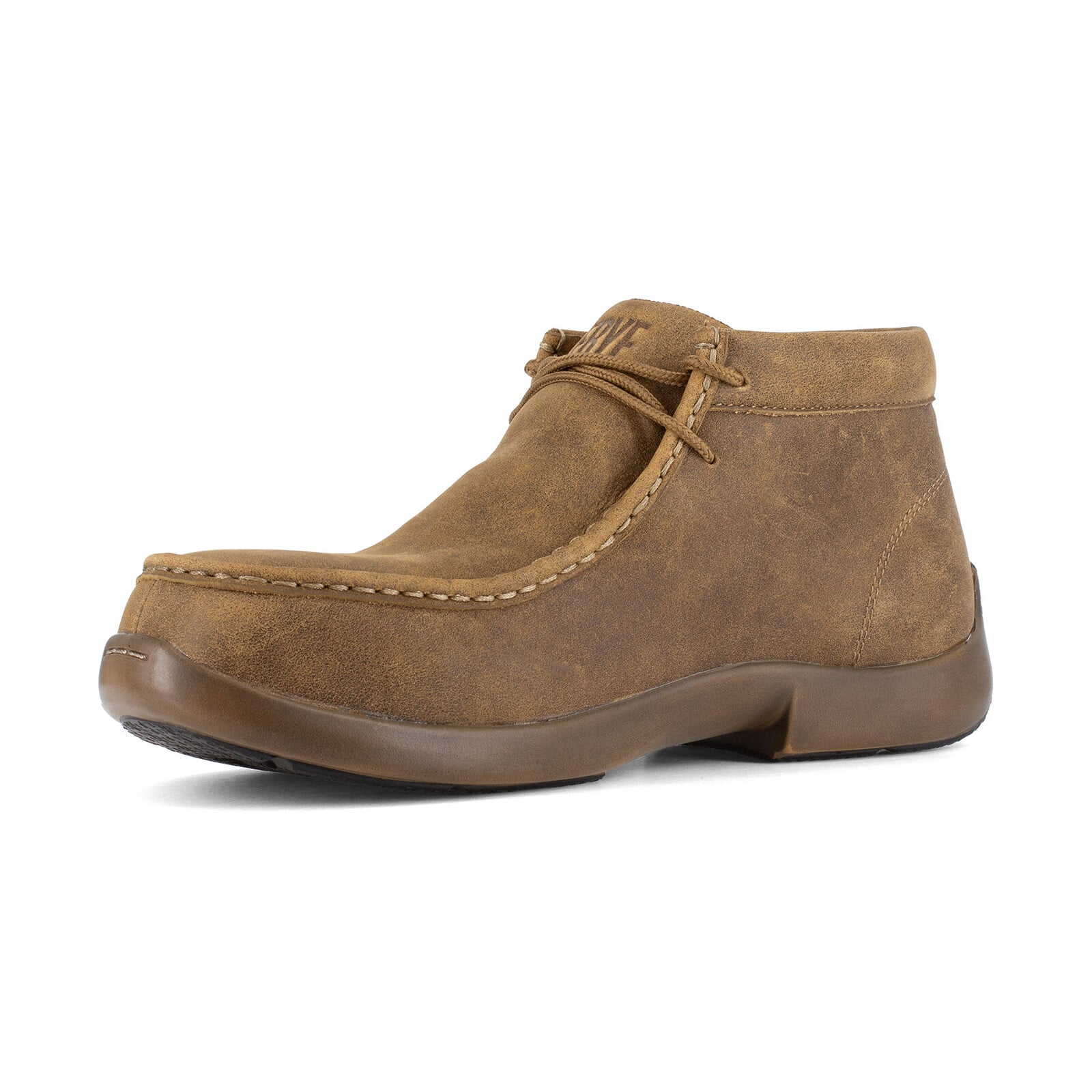 Frye Supply Men's FR40703 Tan The Safety-Crafted Utility Moc Composite Toe Chukka - Tan - view 03