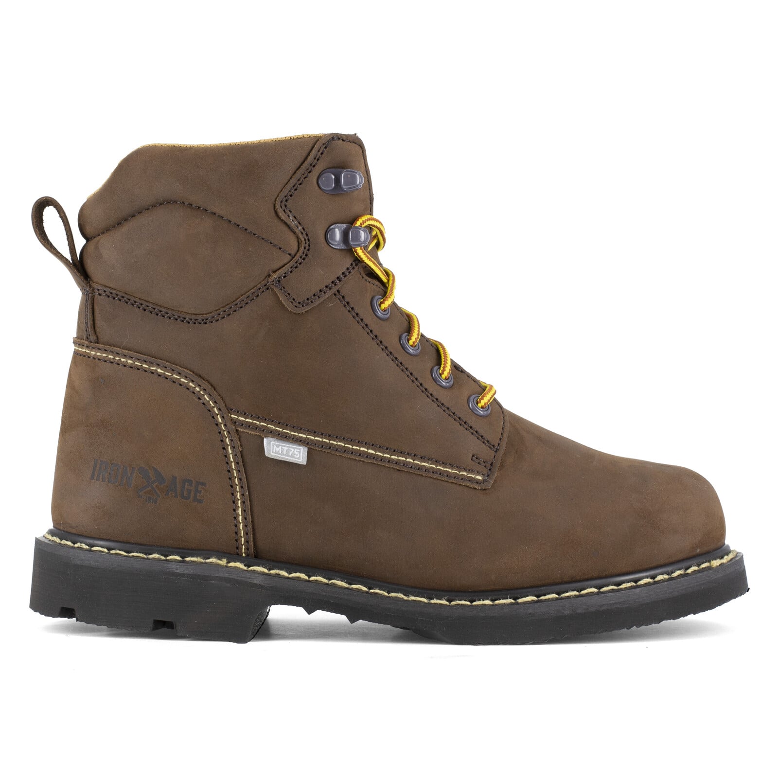 Iron Age Men's IA5014 Brown Groundbreaker Steel Toe 6" Boot - Brown - view 01