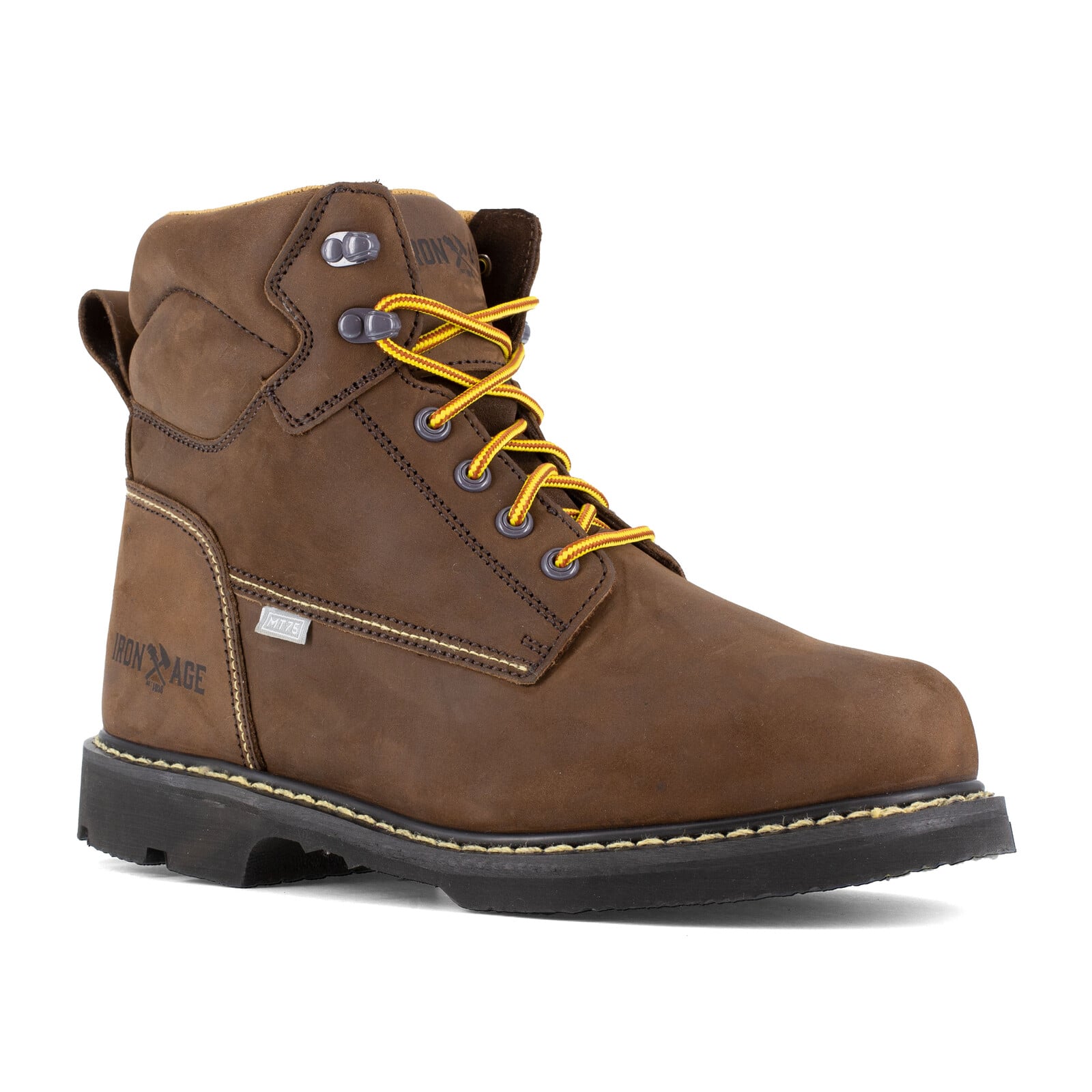 Iron Age Men's IA5014 Brown Groundbreaker Steel Toe 6" Boot - Brown - view 02