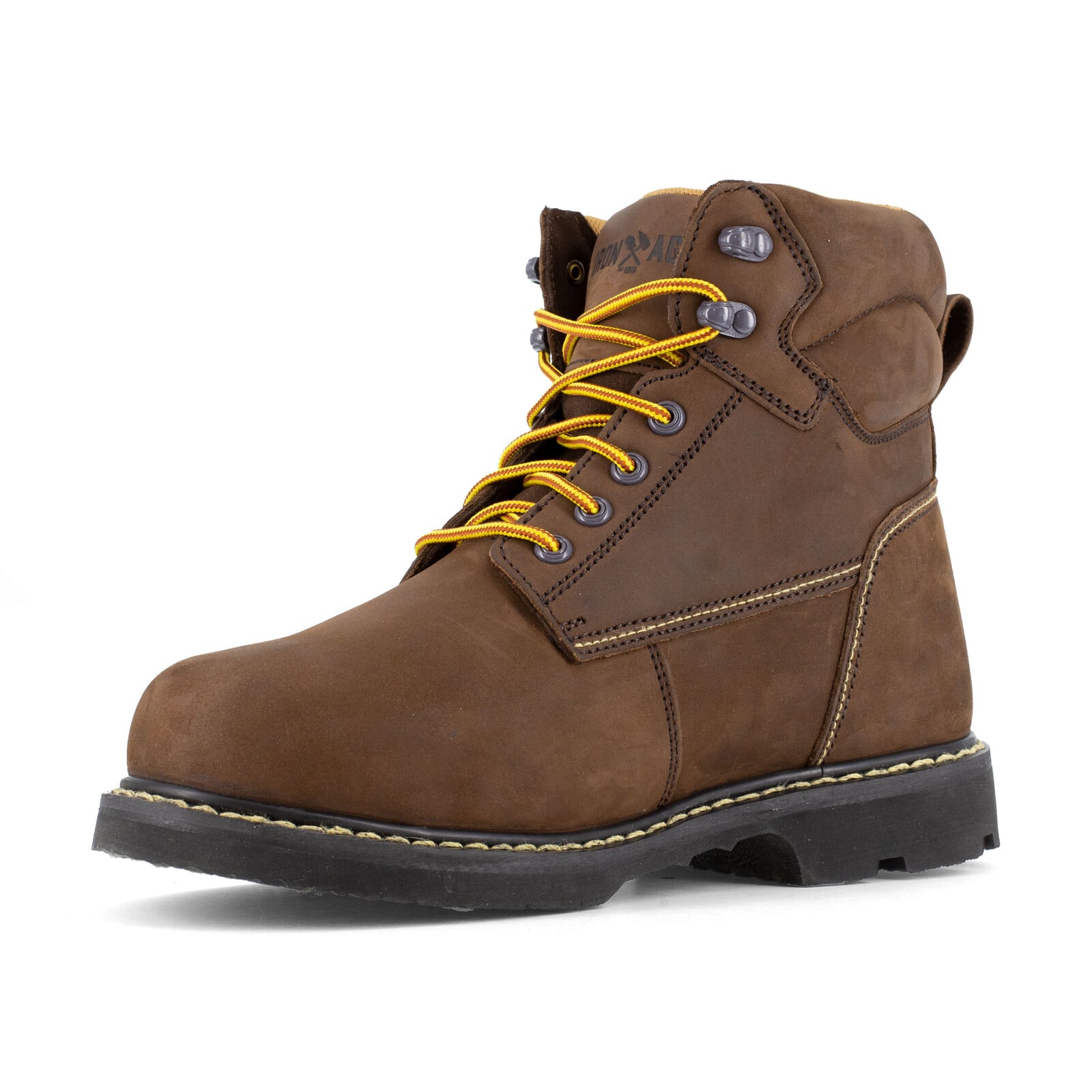 Iron Age Men's IA5014 Brown Groundbreaker Steel Toe 6" Boot - Brown - view 03