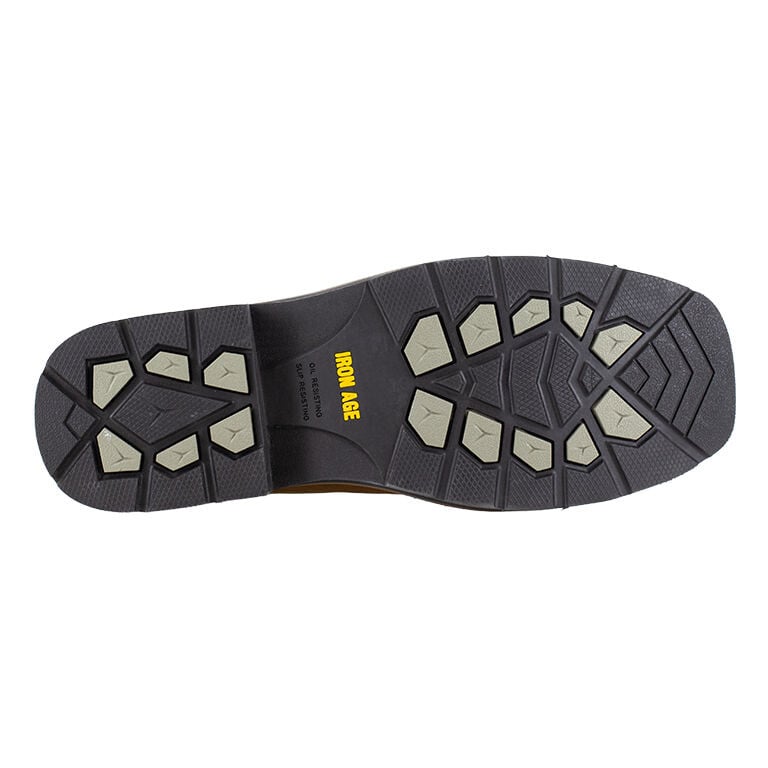 Iron Age Men's IA5040 Brown and Dark Brown Outlaw Steel Toe Wellington - Brown and Dark Brown - view 05