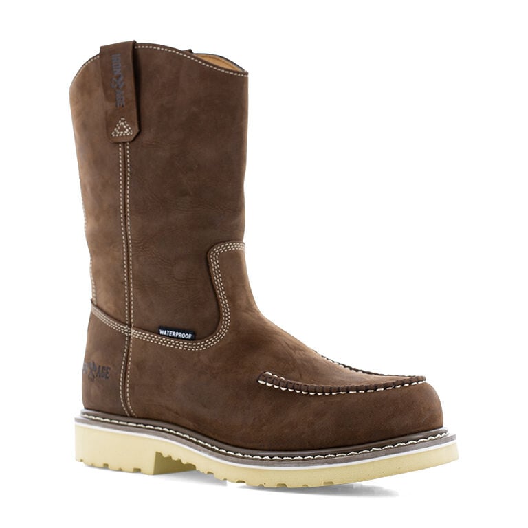 Iron Age Men's IA5093 Brown Solidifier Composite Toe Wellington - Brown - view 02