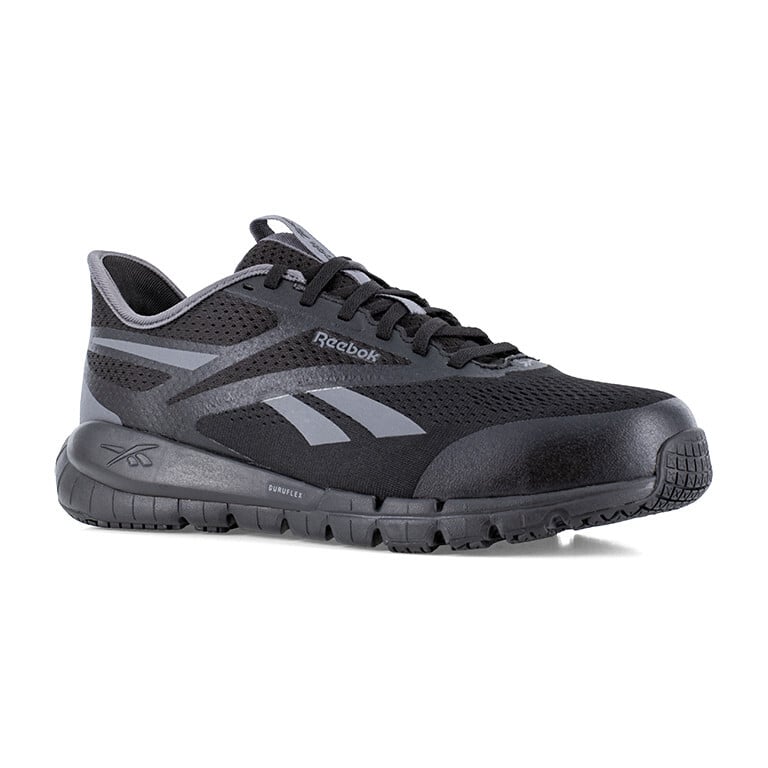 Reebok Women's RB121 Black and Gray Flex Trainer Work Composite Toe Athletic - Black and Gray - view 02