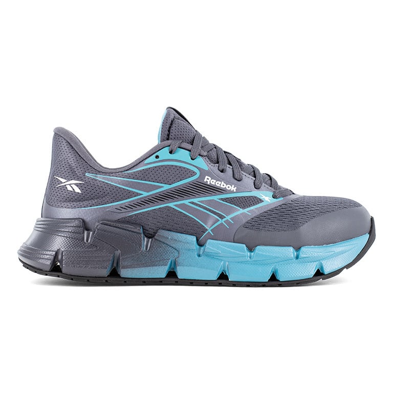 Reebok Women's RB133 Dark Gray and Blue FloatZig 2 Work Composite Toe Athletic - Dark Gray and Blue - view 01