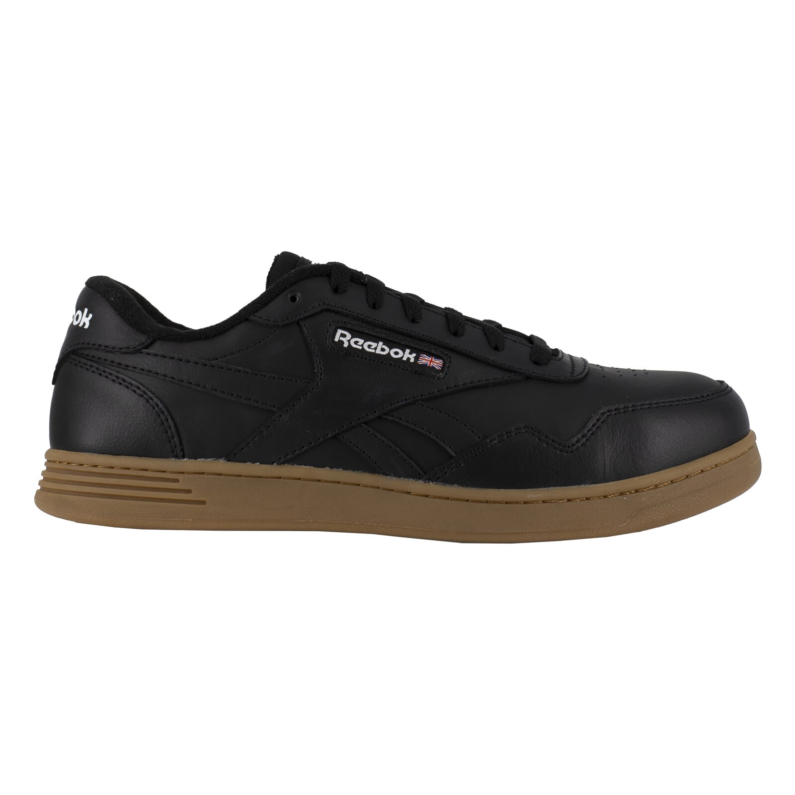 Reebok Women's RB154 Black and Gum Club MEMT Work Composite Toe Casual - Black and Gum - view 01