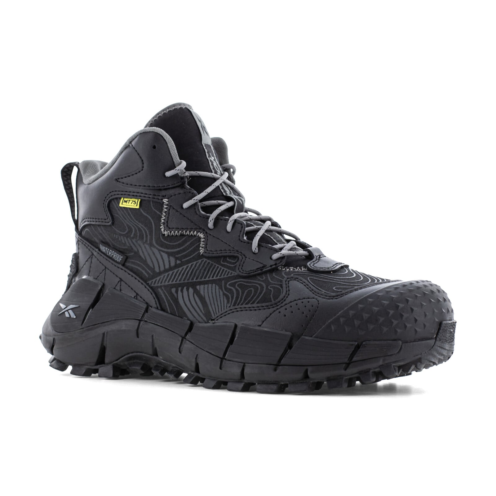 Reebok Men's RB3022 Black Zig Kinetica Edge II Work Composite Toe 6" Boot - Black - view 02
