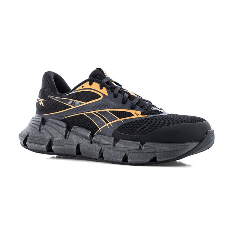 Reebok Men's RB3044 Black and Orange FloatZig 2 Work Composite Toe Athletic - Black and Orange - view 02