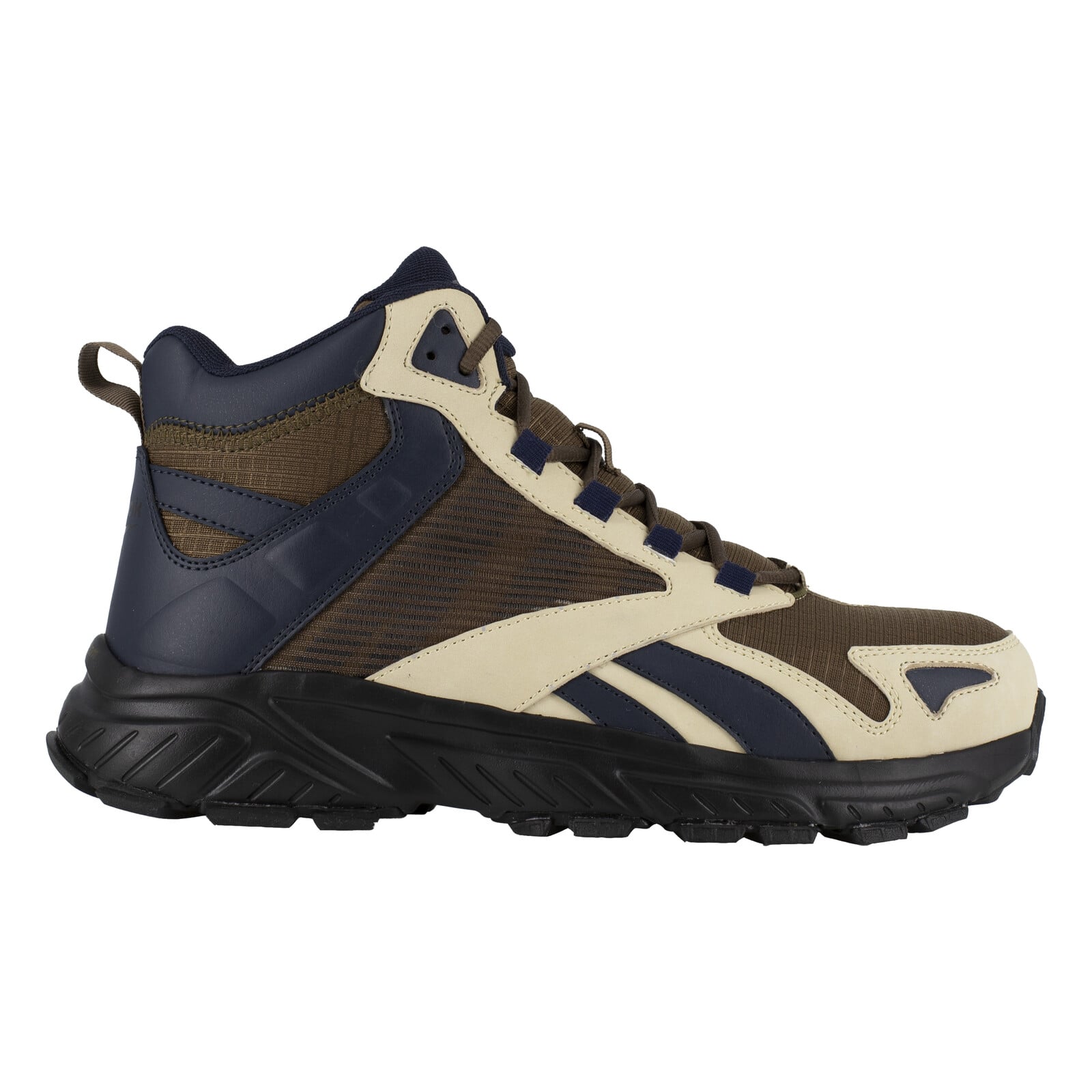 Reebok Men's RB3262 Tan, Blue, and Brown Hyperium Work Composite Toe Mid-Cut - Tan, Blue, and Brown - view 01