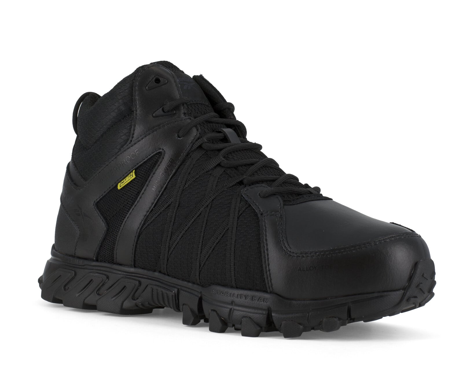 Reebok Men's RB3405 Black Trailgrip Work Alloy Toe Mid-Cut - Black - view 02
