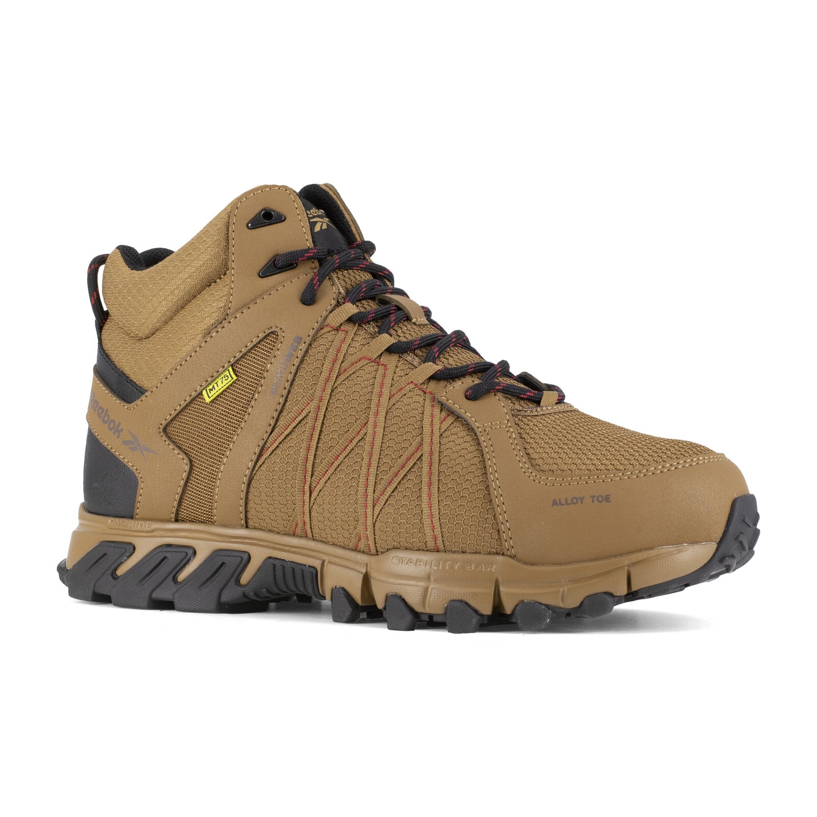Reebok Men's RB3410 Coyote and Black Trailgrip Work Alloy Toe Mid-Cut - Coyote and Black - view 02