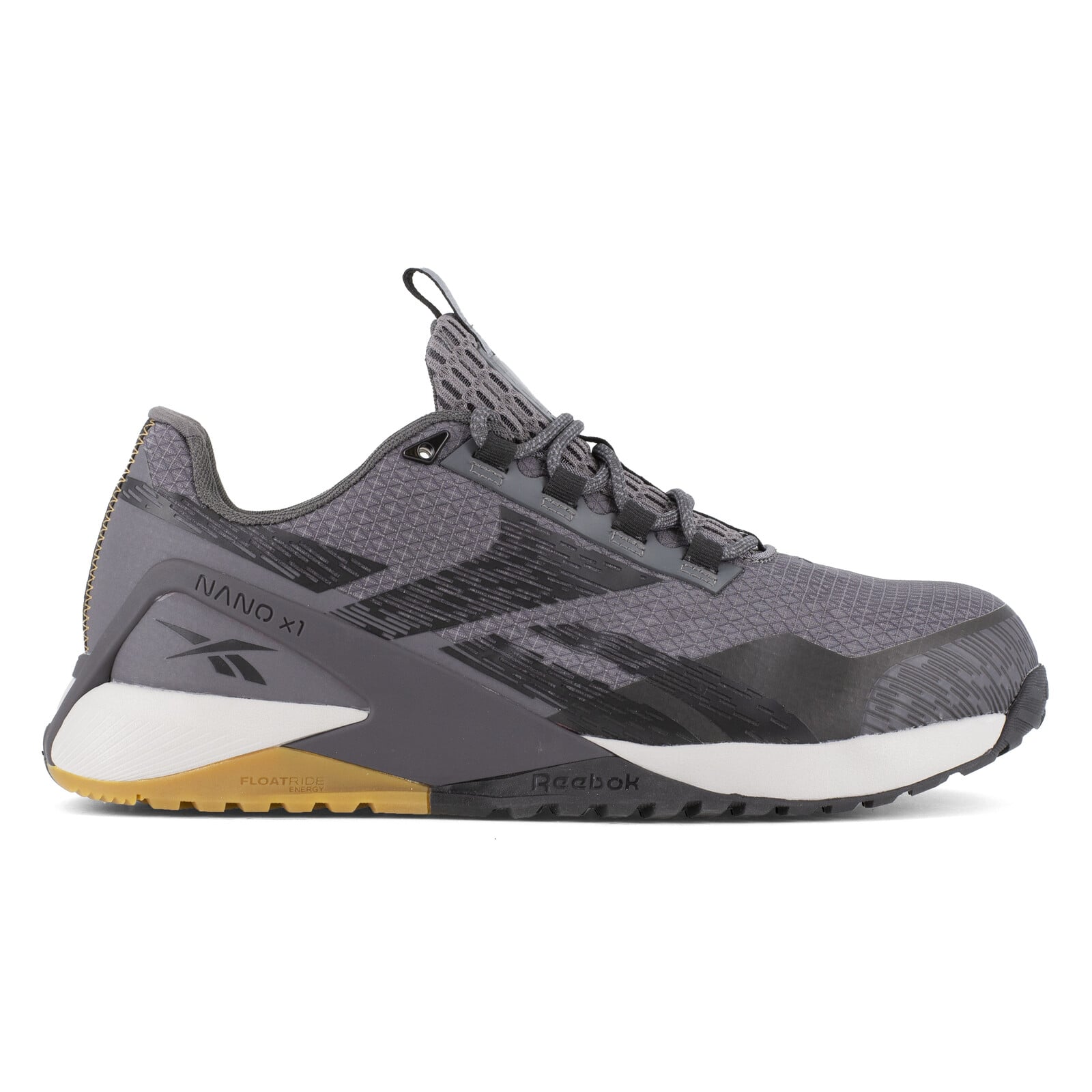 Reebok Men's RB3481 Grey and Black Nano X1 Adventure Work Composite Toe Athletic - Grey and Black - view 01