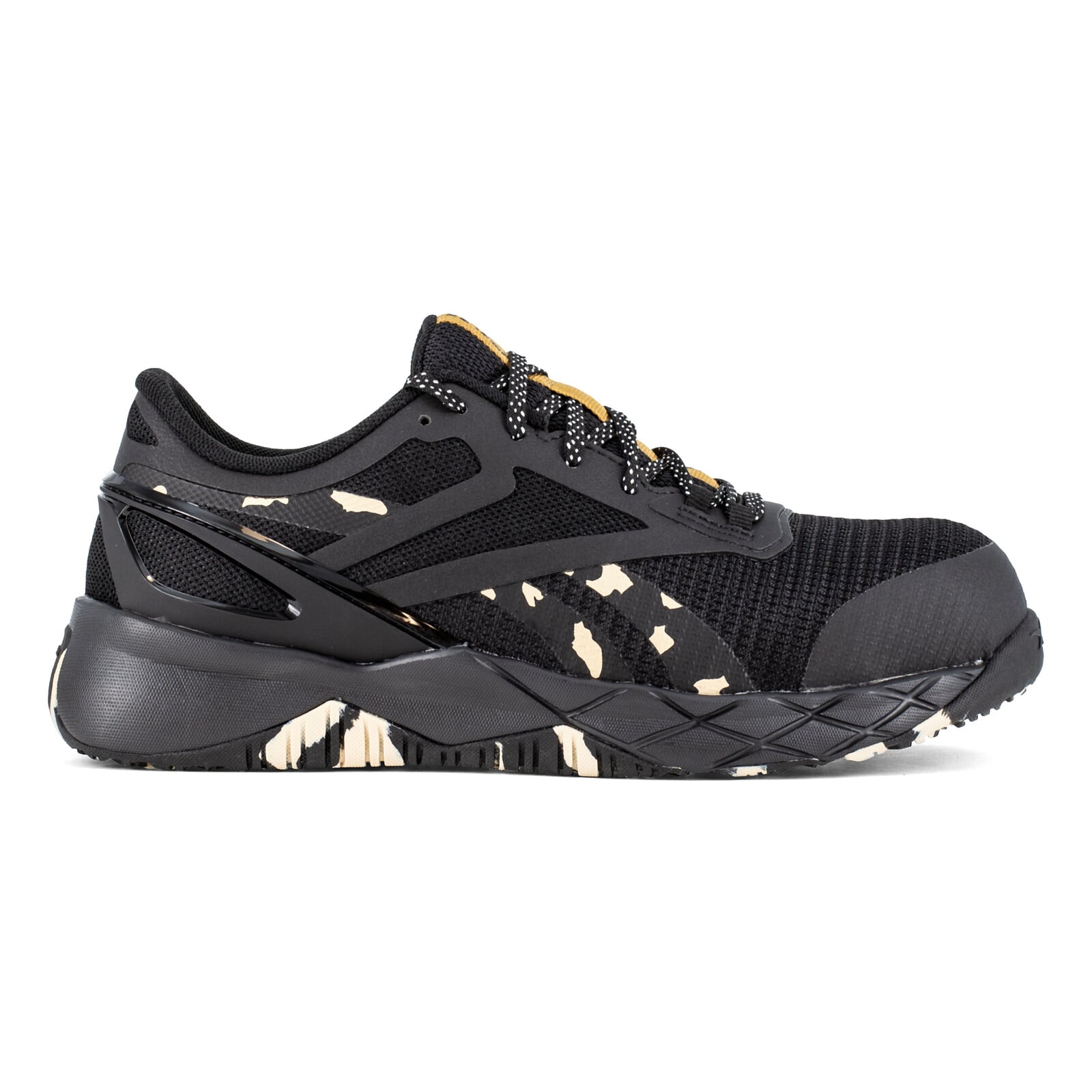 Reebok Women's RB366 Black, Camo, and Brown Nanoflex TR Work Composite Toe Athletic - Black, Camo, and Brown - view 01