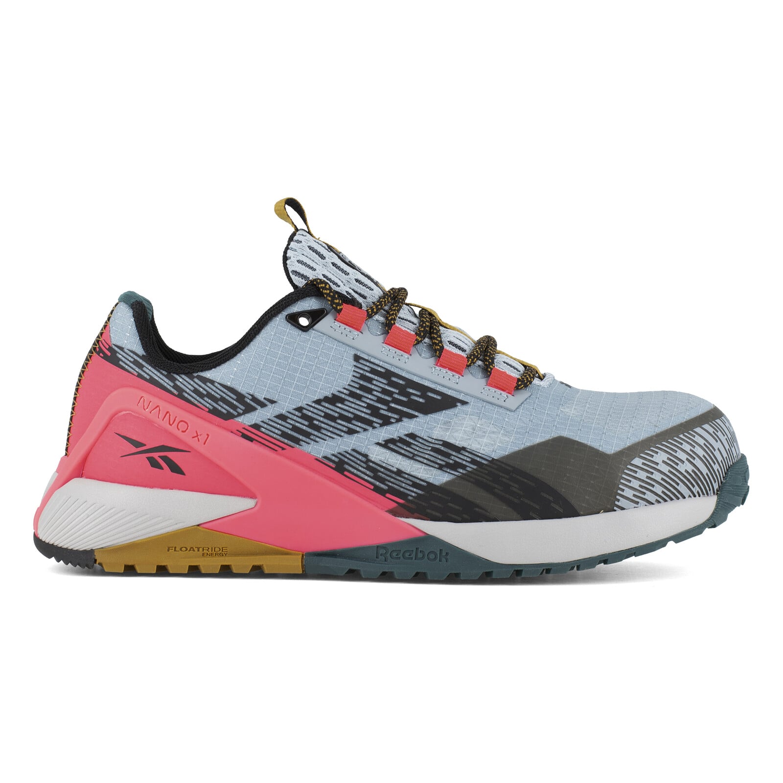 Reebok Women's RB382 Slate Blue and Salmon Nano X1 Adventure Work Composite Toe Athletic - Slate Blue and Salmon - view 01
