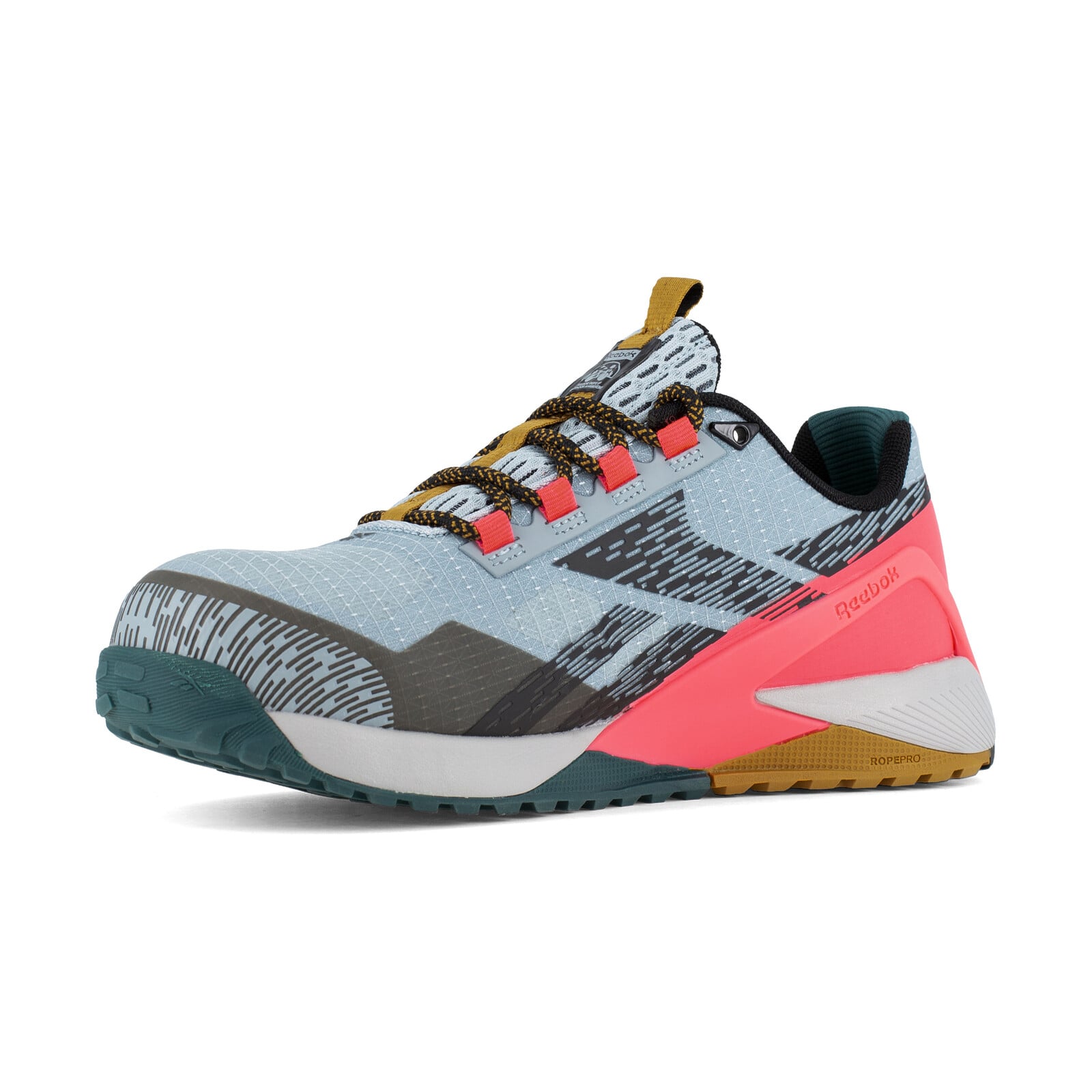 Reebok Women's RB382 Slate Blue and Salmon Nano X1 Adventure Work Composite Toe Athletic - Slate Blue and Salmon - view 03