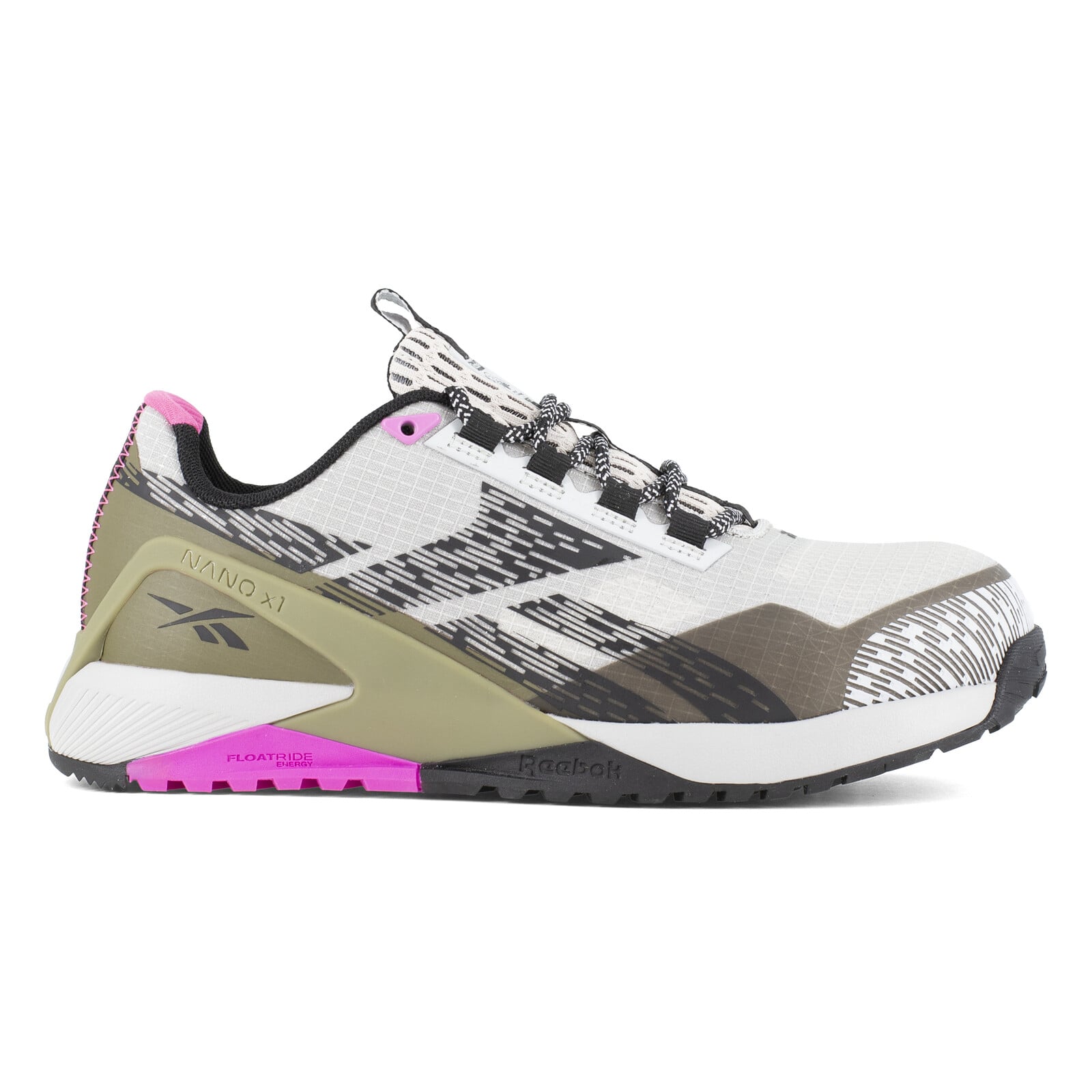 Silver, Army Green, and Pink