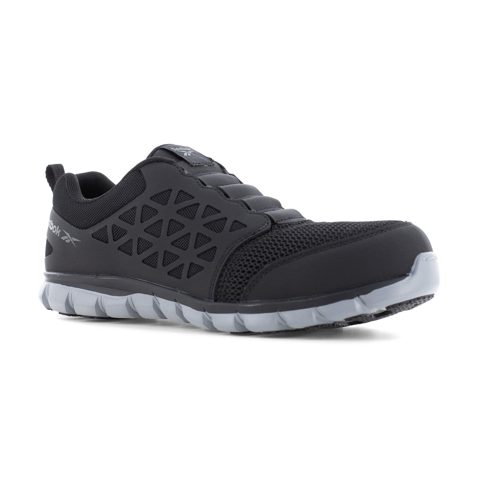 Reebok Men's RB4052 Black Sublite Cushion Work Composite Toe Athletic - Black - view 02
