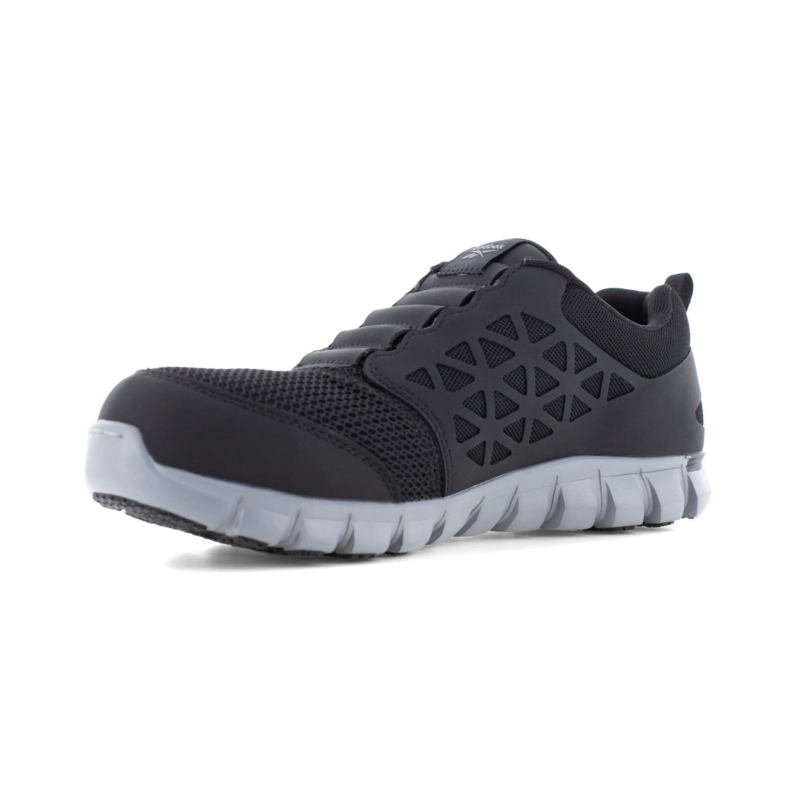 Reebok Men's RB4052 Black Sublite Cushion Work Composite Toe Athletic - Black - view 03