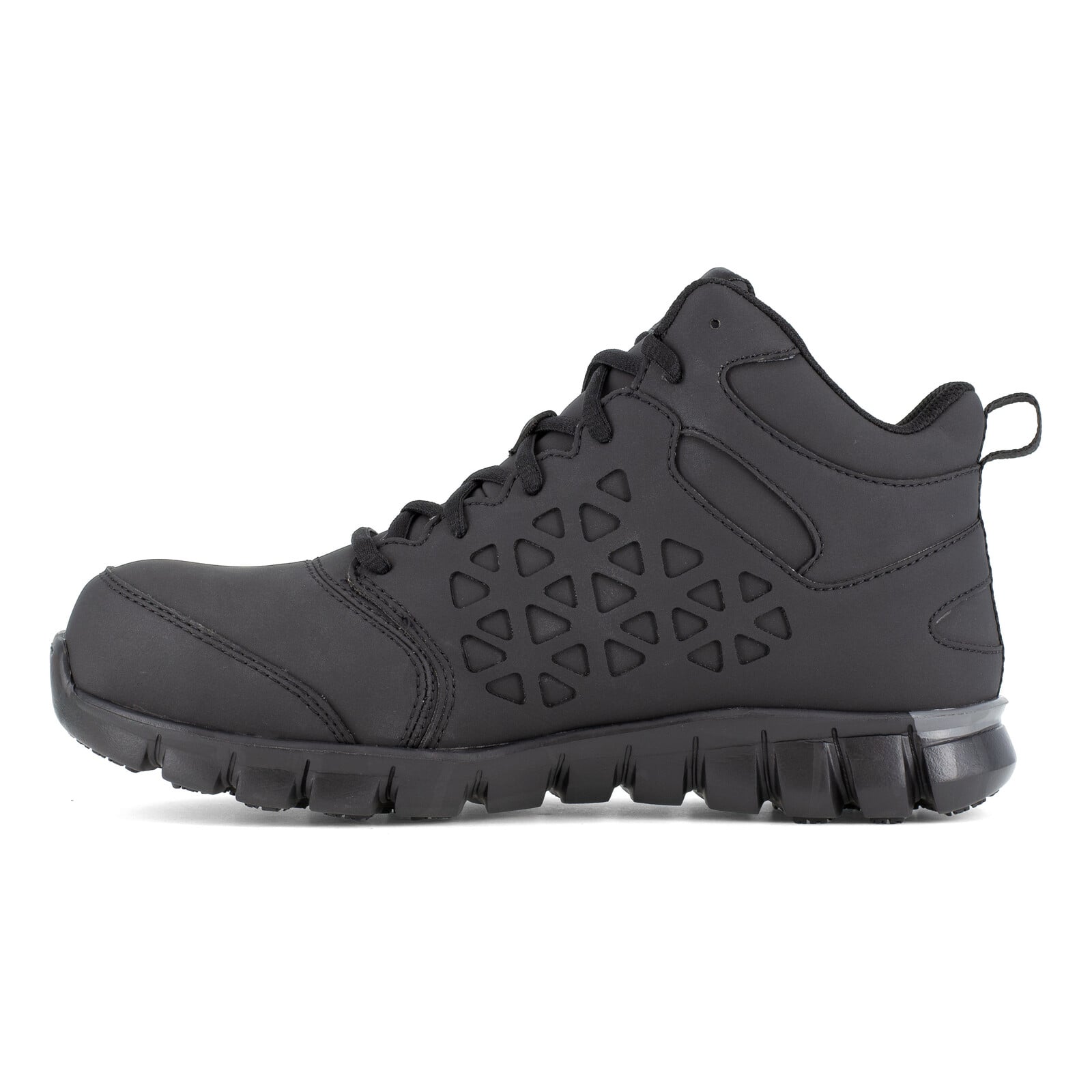 Reebok Men's RB4060 Black and Gray Sublite Cushion Work Composite Toe Athletic - Black and Gray - view 04