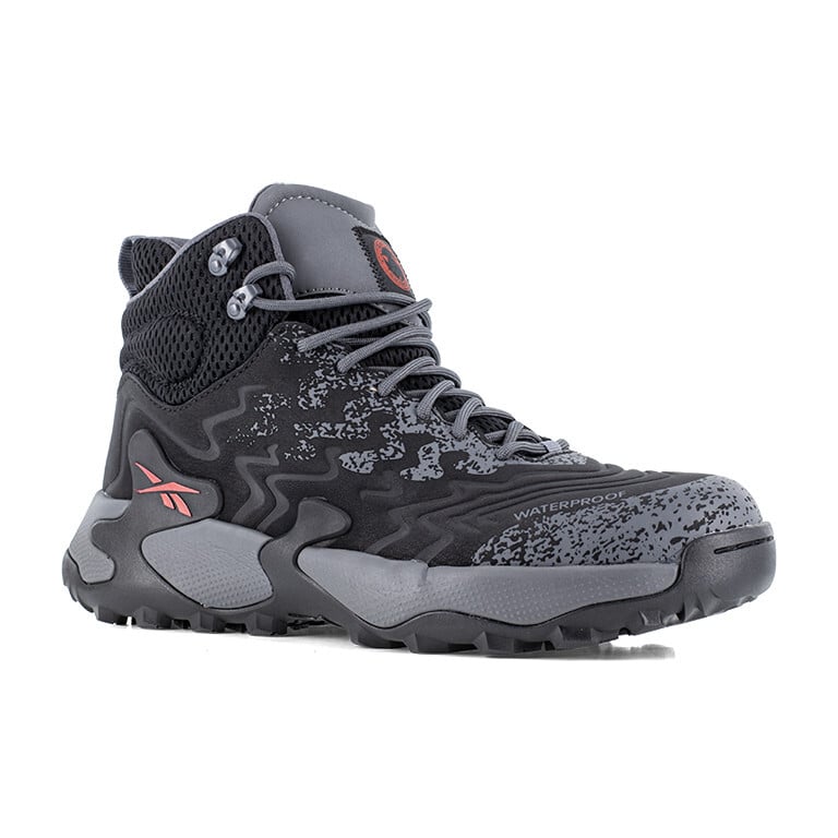 Reebok Men's RB4175 Black and Dark Gray Kitari DMX Work Composite Toe Athletic - Black and Dark Gray - view 02