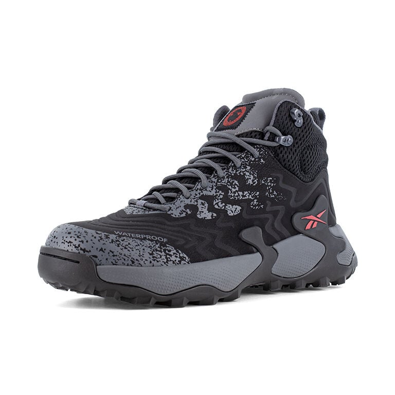 Reebok Men's RB4175 Black and Dark Gray Kitari DMX Work Composite Toe Athletic - Black and Dark Gray - view 08