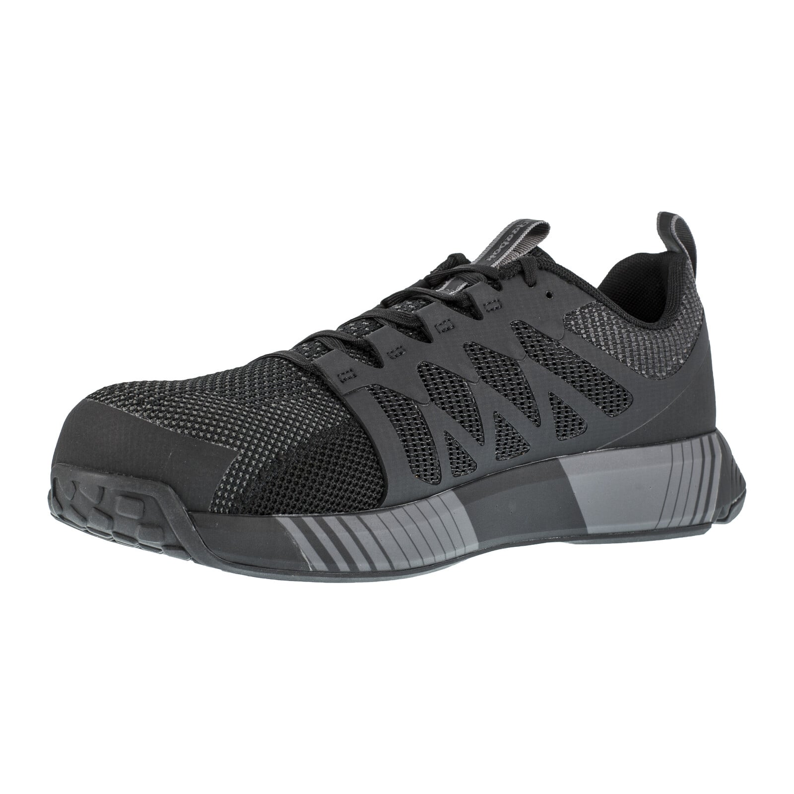 Reebok Women's RB431 Black and Grey Fusion Flexweave Work Composite Toe Athletic - Black and Grey - view 03