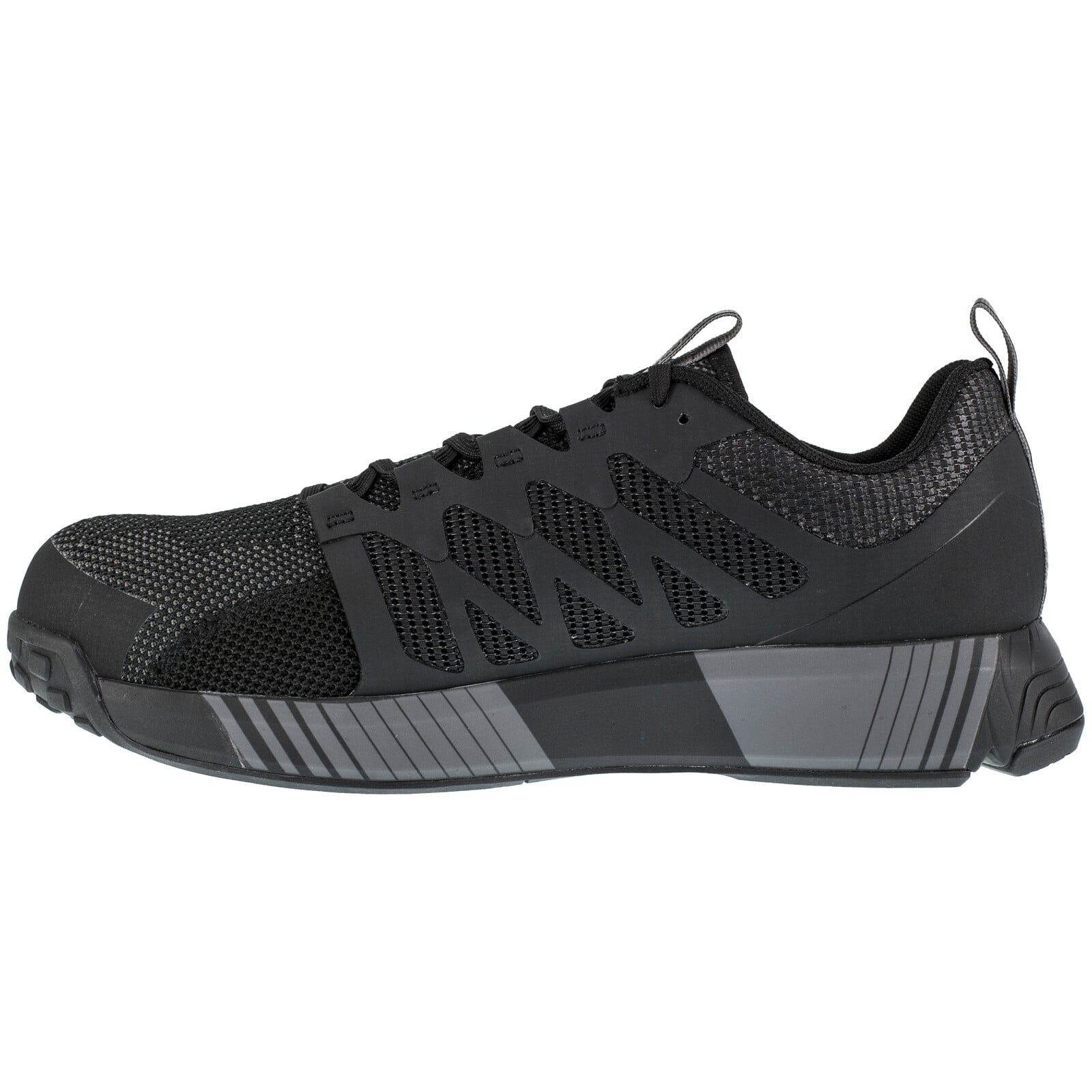 Reebok Women's RB431 Black and Grey Fusion Flexweave Work Composite Toe Athletic - Black and Grey - view 04