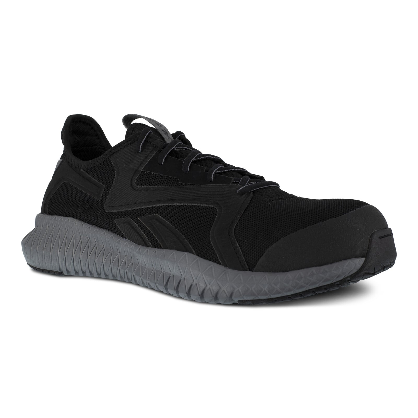 Reebok Women's RB464 Black and Grey Flexagon 3.0 Work Composite Toe Athletic - Black and Grey - view 02