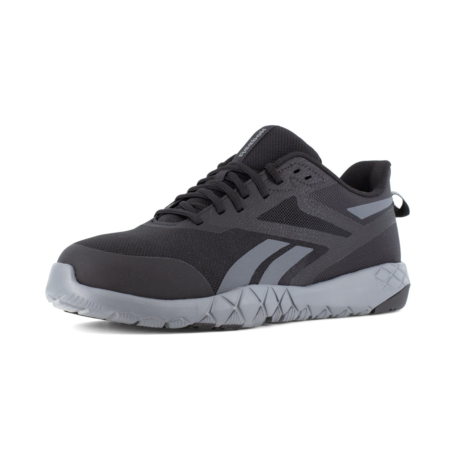 Reebok Men's RB5440 Black and Gray Flexagon Force XL Work Composite Toe Athletic - Black and Gray - view 08