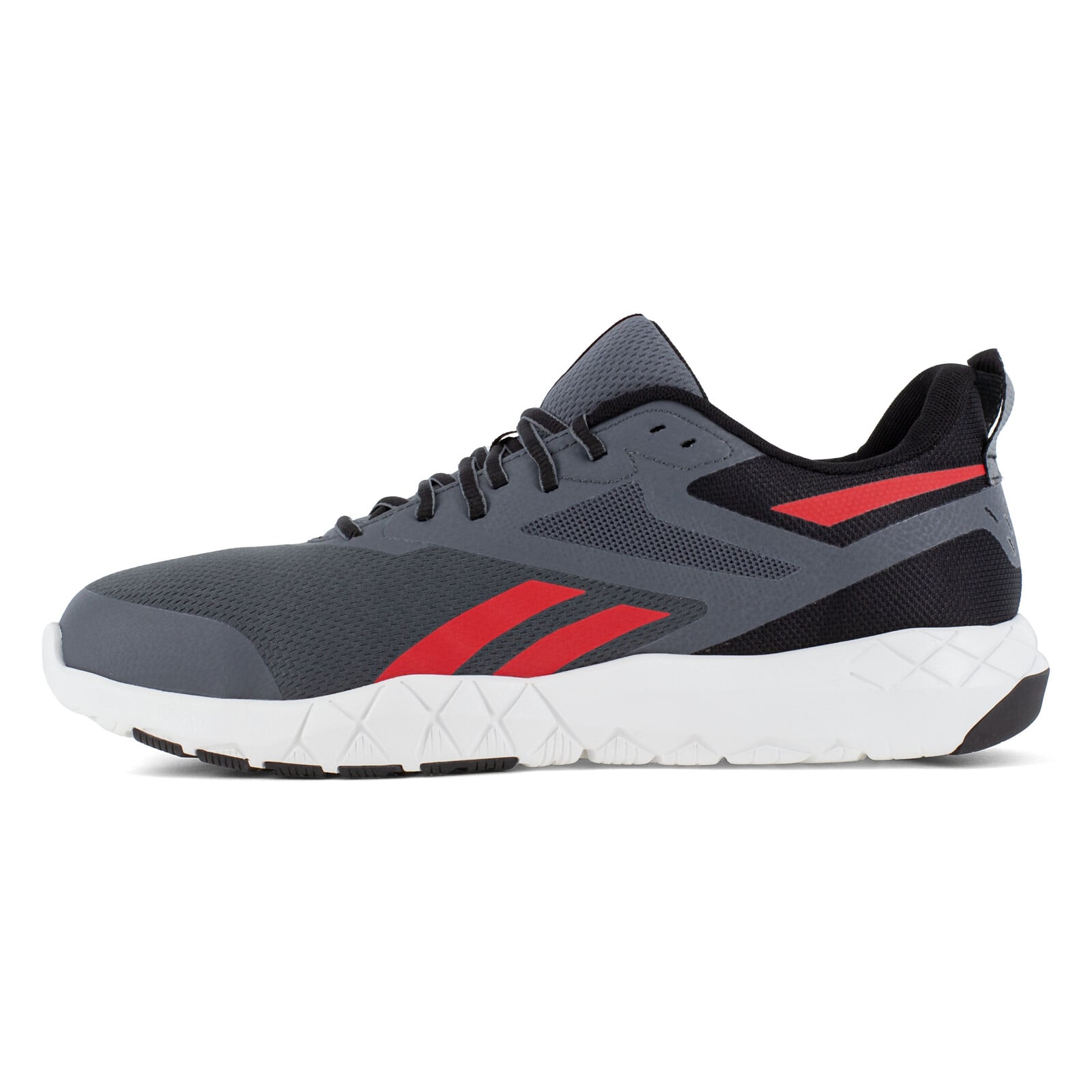 Reebok Men's RB5443 Gray and Red Flexagon Force XL Work Composite Toe Athletic - Gray and Red - view 04