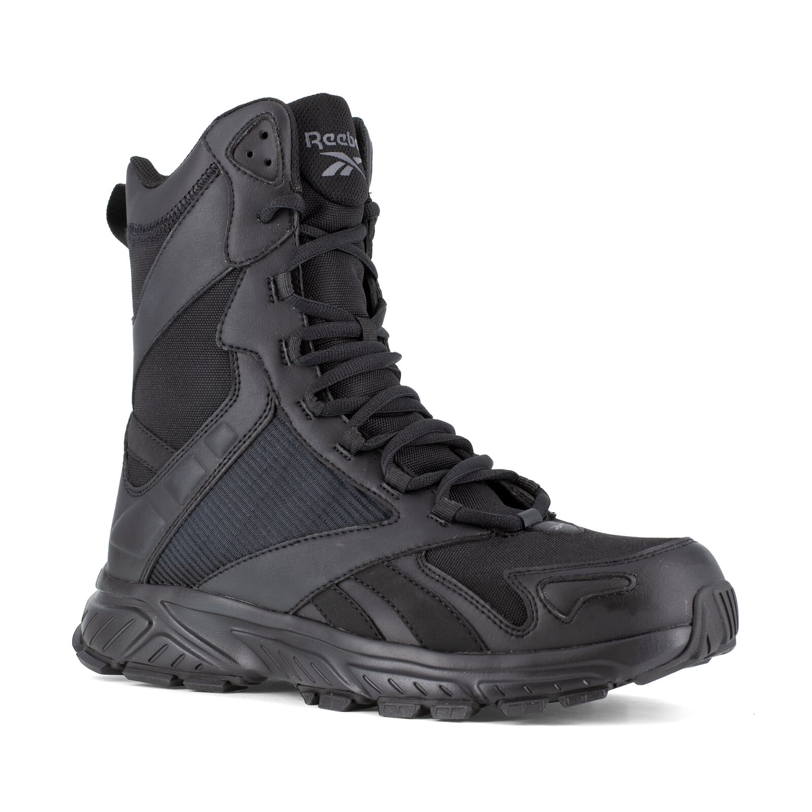 Reebok Men's RB6655 Black Hyperium Tactical Soft Toe 8" Boot - Black - view 02