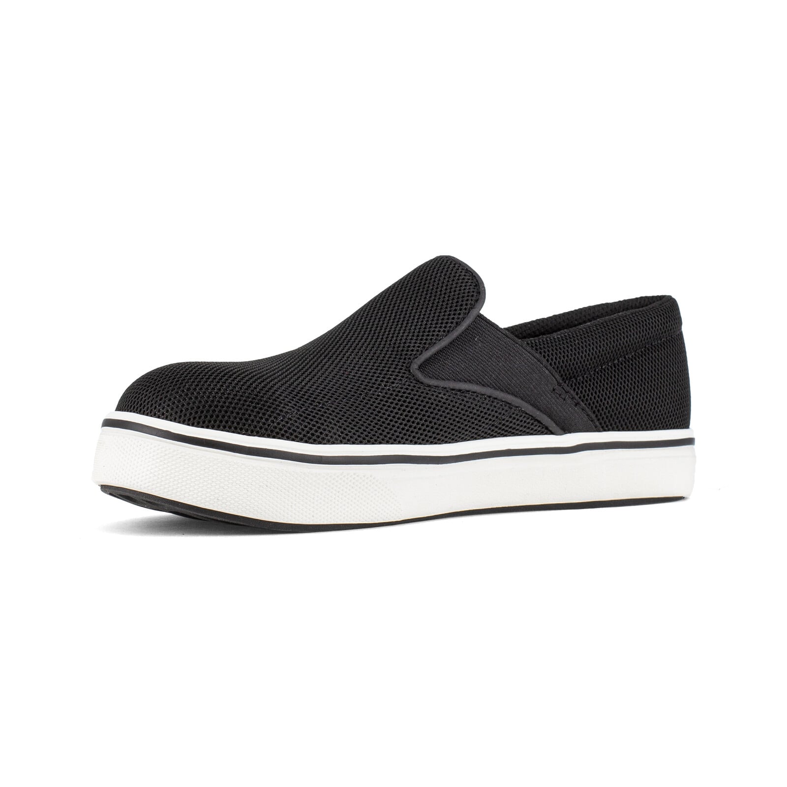 Reebok Women's RB725 Black and White Comfortie Work Steel Toe Athletic - Black and White - view 03