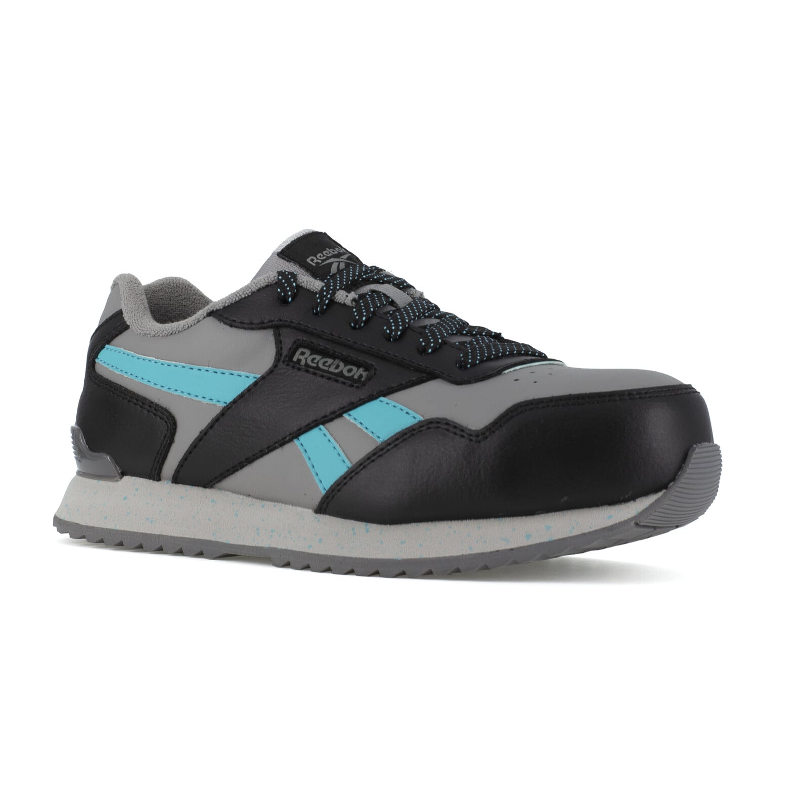 Reebok Women's RB982 Gray and Teal Harman Work Composite Toe Athletic - Gray and Teal - view 02