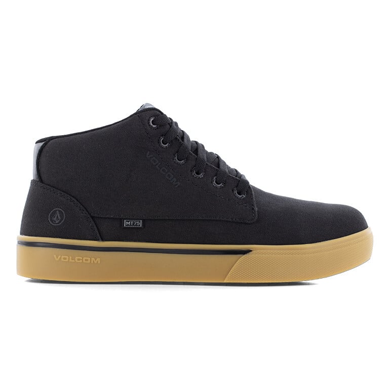 Volcom Men's VM30119 Black and Gum True Composite Toe Lifestyle - Black and Gum - view 01