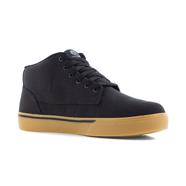 Volcom Men's VM30119 Black and Gum True Composite Toe Lifestyle - Black and Gum - view 07