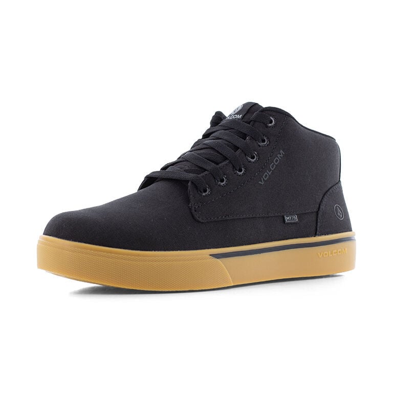 Volcom Men's VM30119 Black and Gum True Composite Toe Lifestyle - Black and Gum - view 08