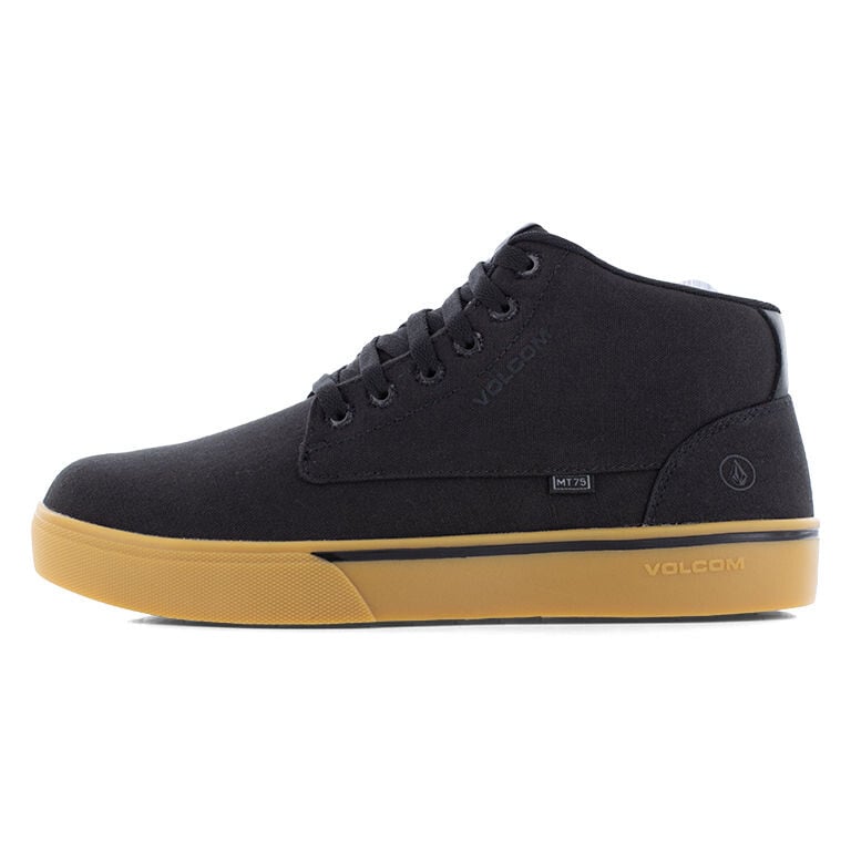 Volcom Men's VM30119 Black and Gum True Composite Toe Lifestyle - Black and Gum - view 09